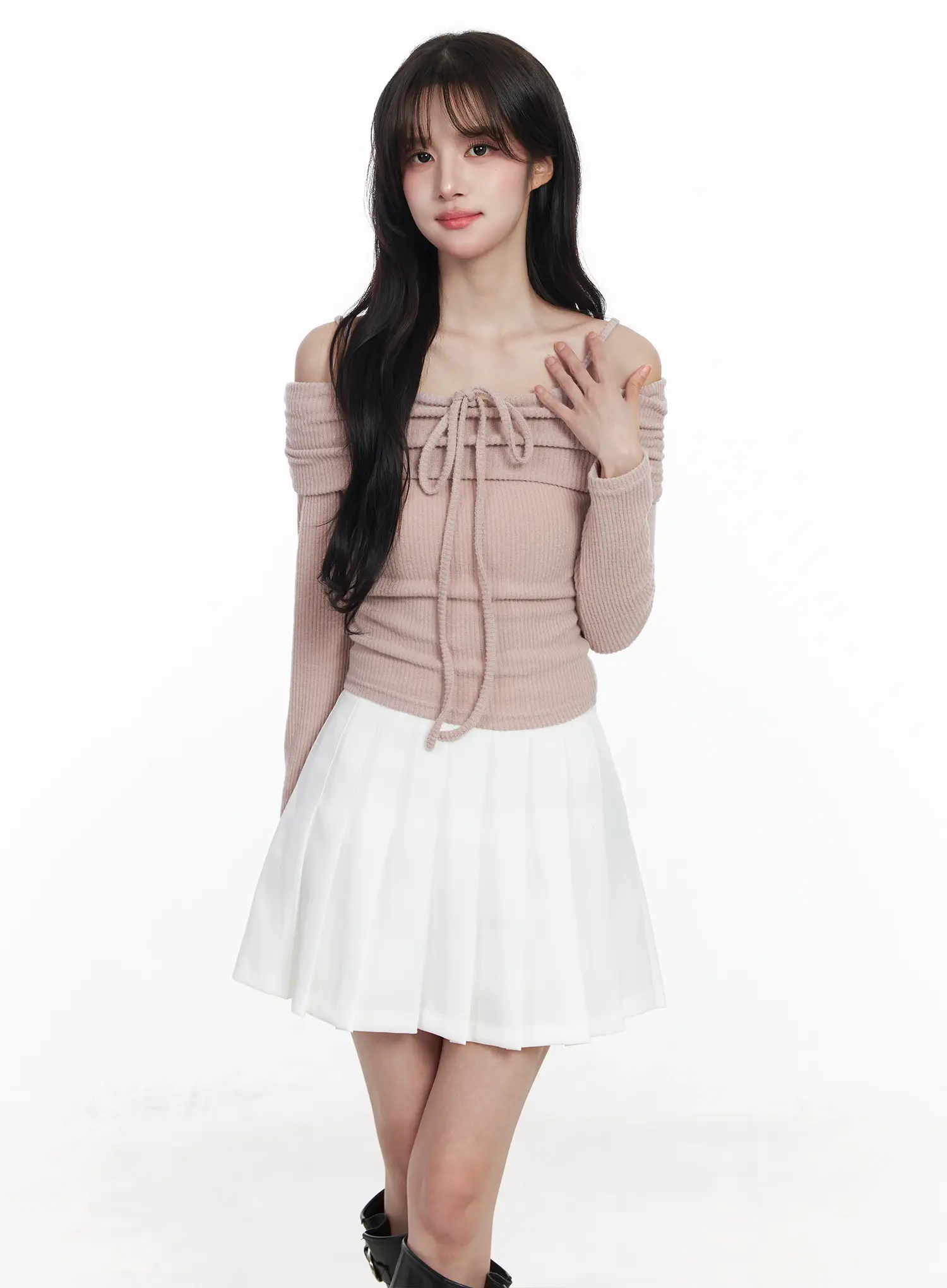 Pleated Tennis Mini Skirt IJ529 - Image 8