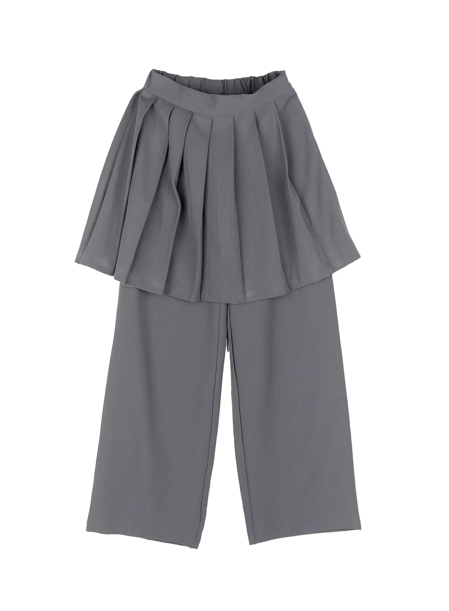 Pleated Wrap Skirt Pants CG515 - Image 10