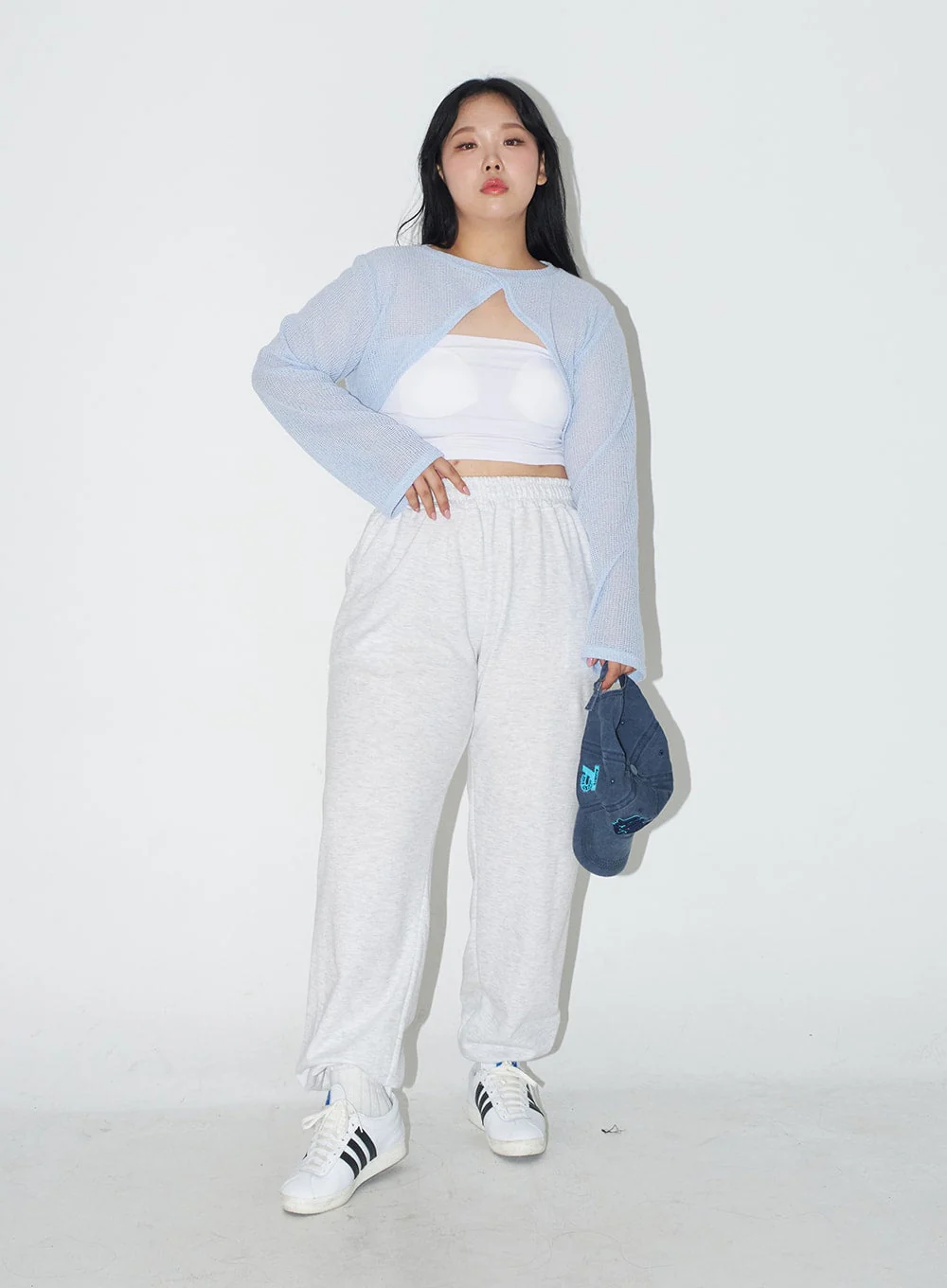Plus Cotton Banded Sweat Pants IJ30 - Image 3