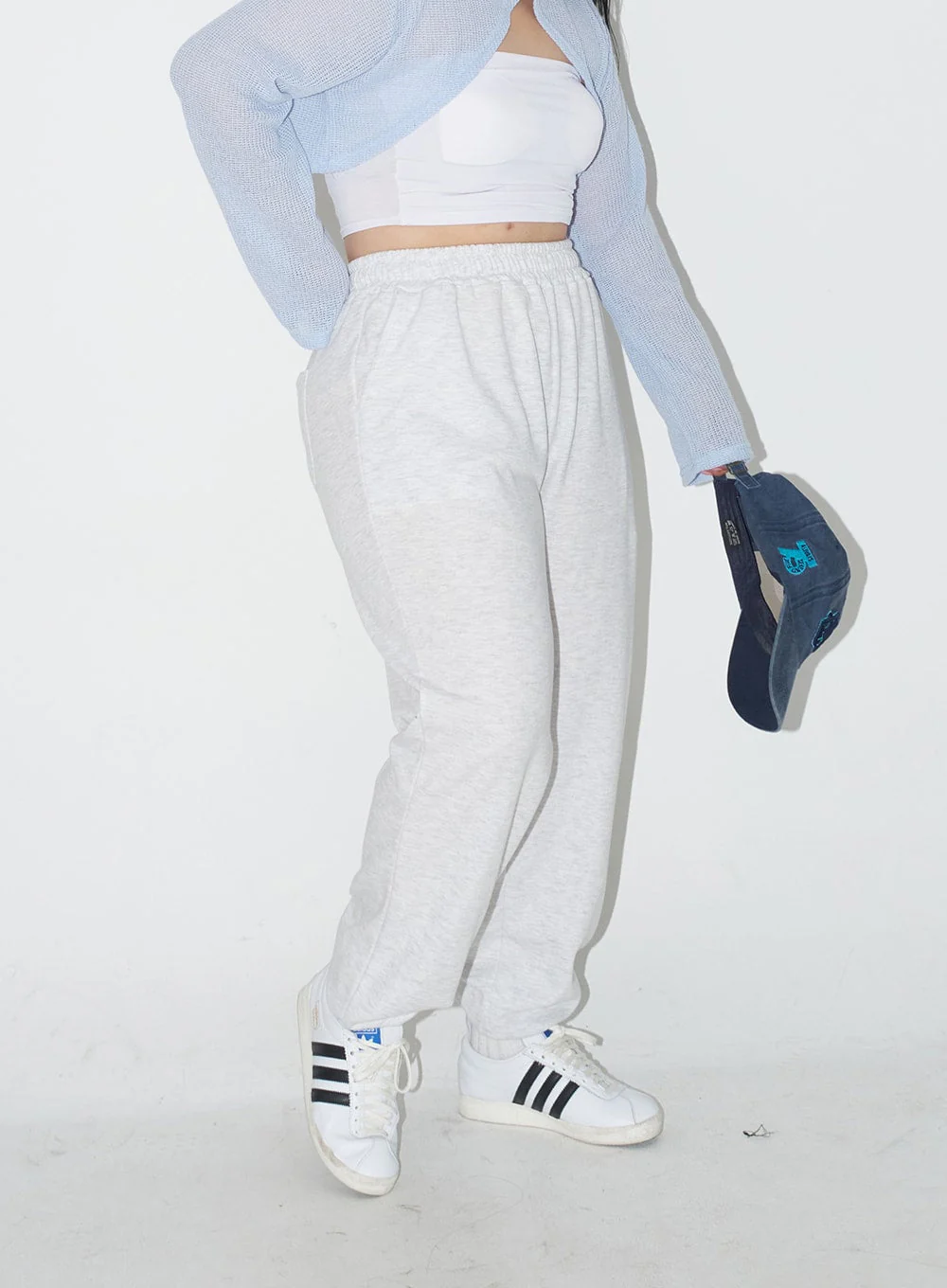 Plus Cotton Banded Sweat Pants IJ30 - Image 4