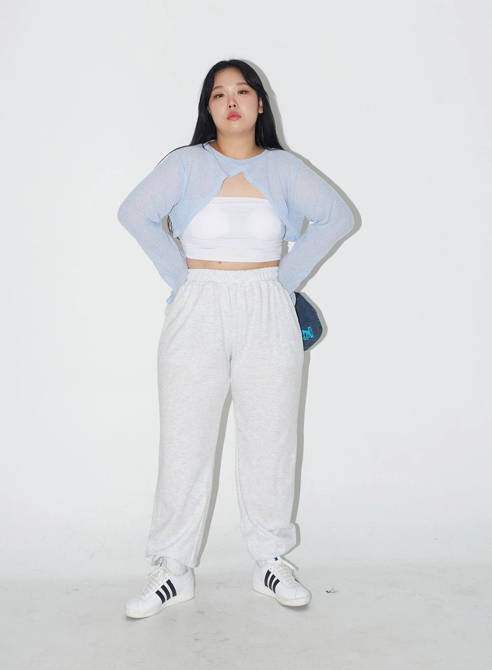 Plus Cotton Banded Sweat Pants IJ30 - Image 7
