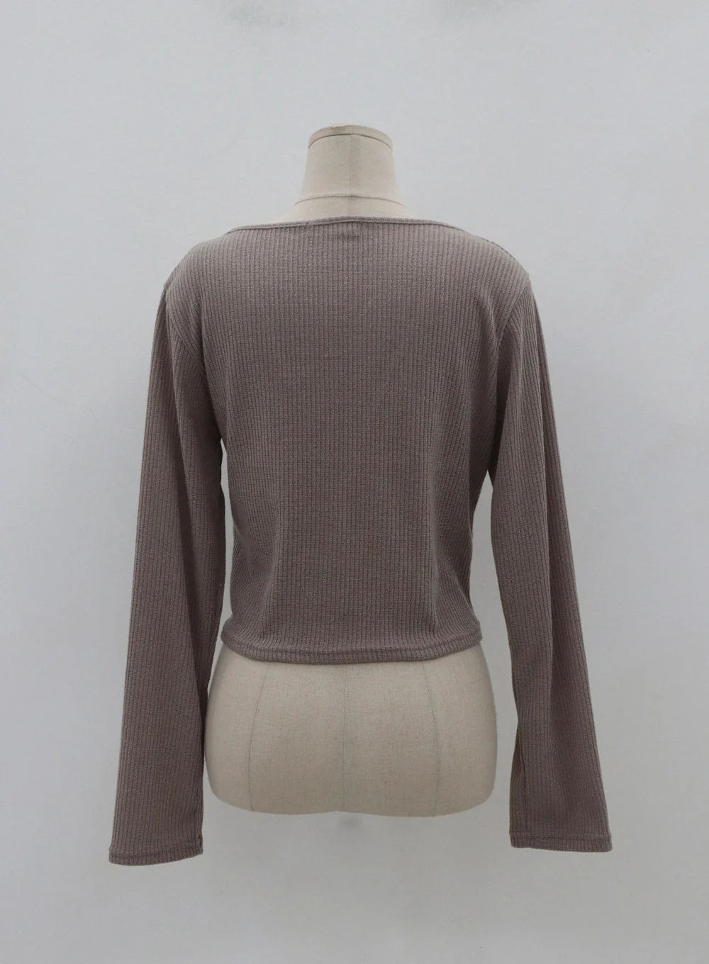 Plus Sexy V-Neck Crop Metal Ring T-Shirt IN04 - Image 22