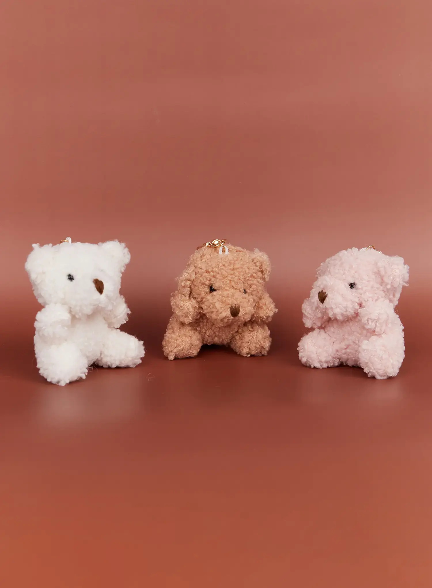 Plush Mini Bear Keyring IM527 - Image 2