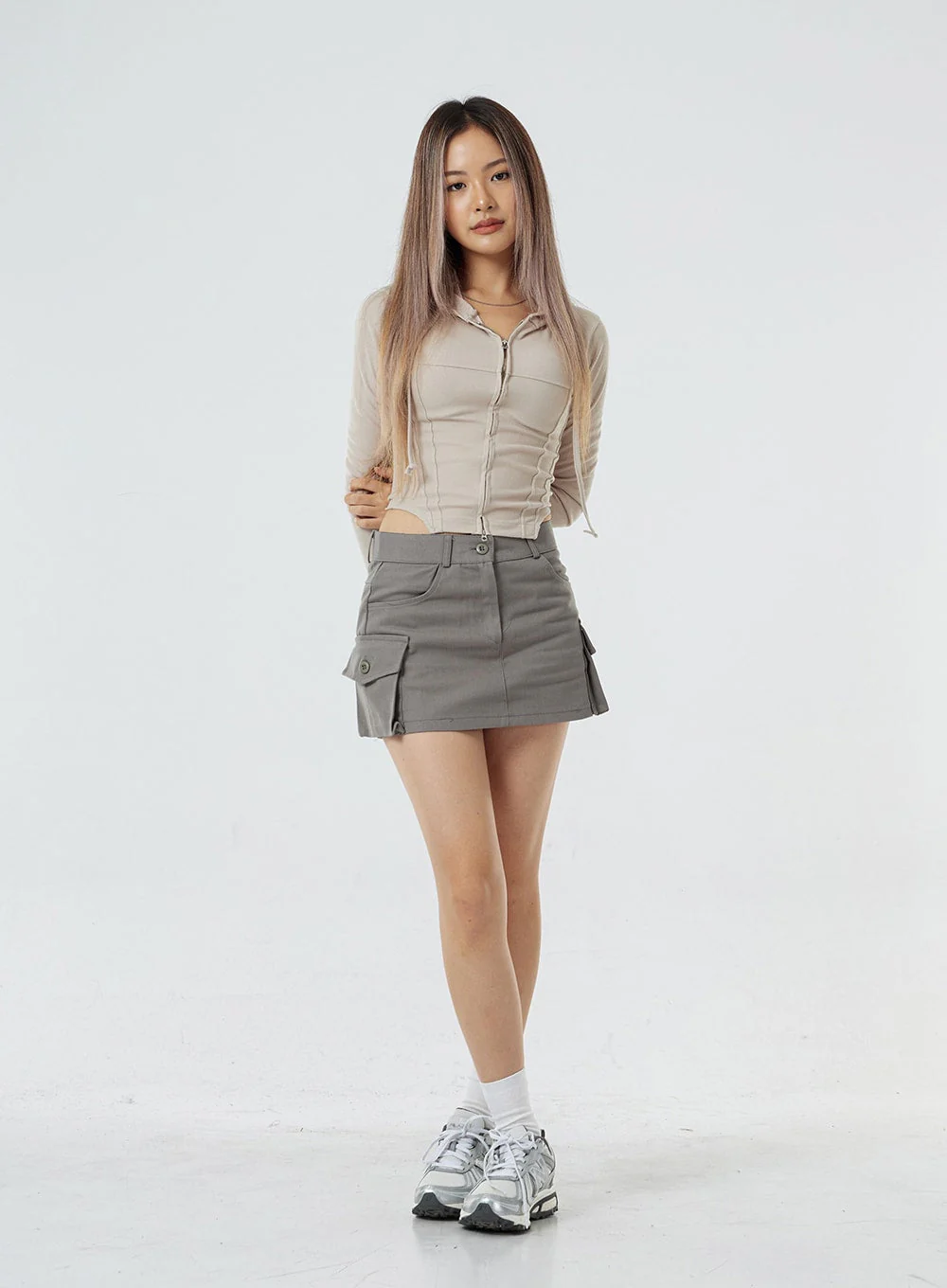 Pocket Low Rise Miniskirt CS02 - Image 10