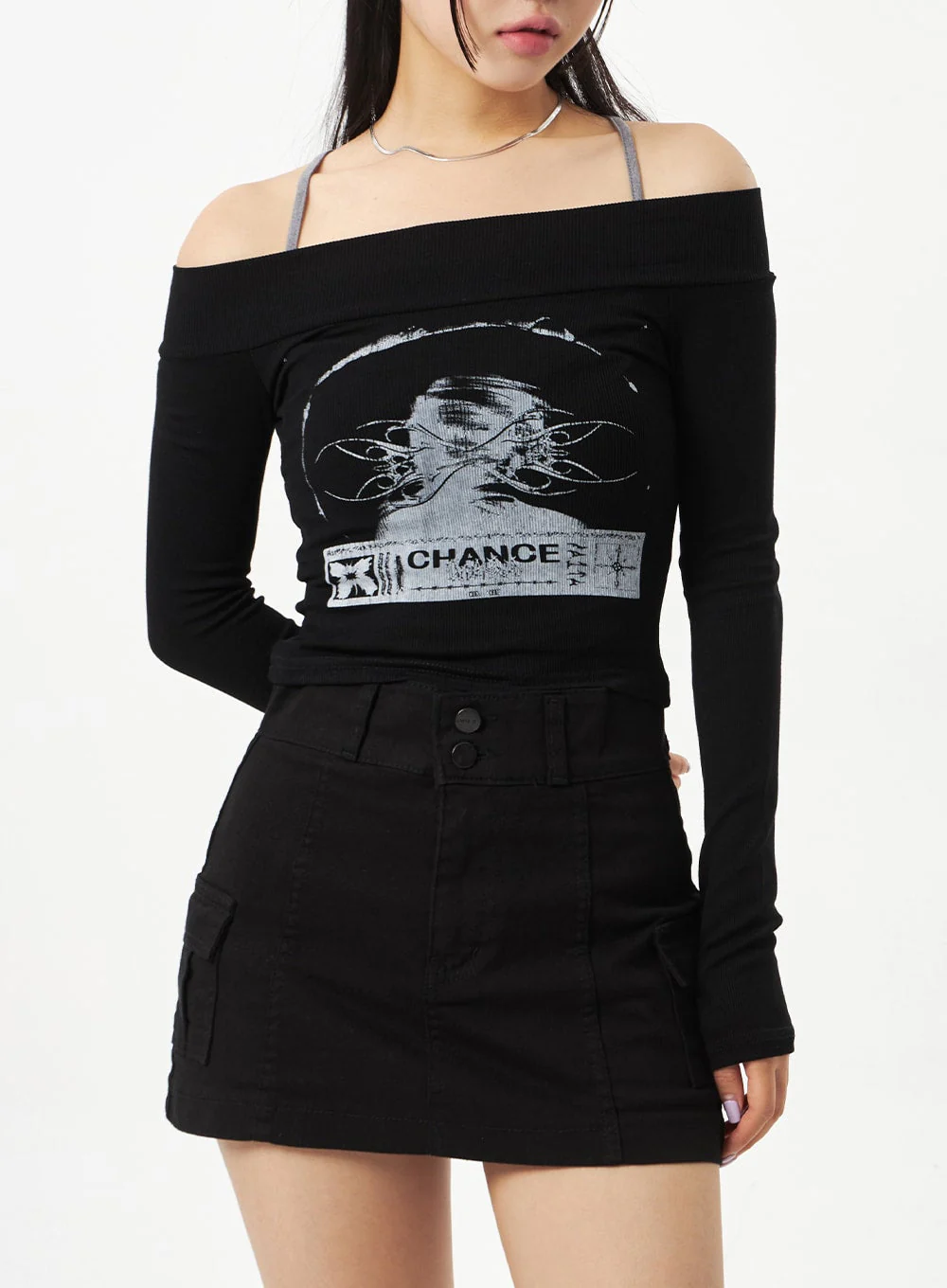 Pocket Mini Skirt CA321 - Image 11