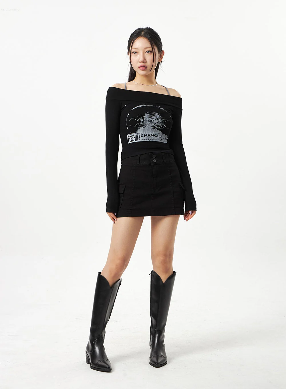 Pocket Mini Skirt CA321 - Image 4