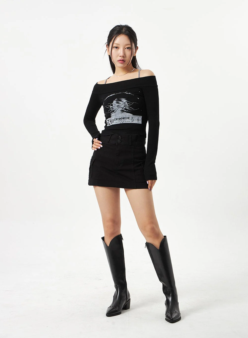 Pocket Mini Skirt CA321 - Image 7