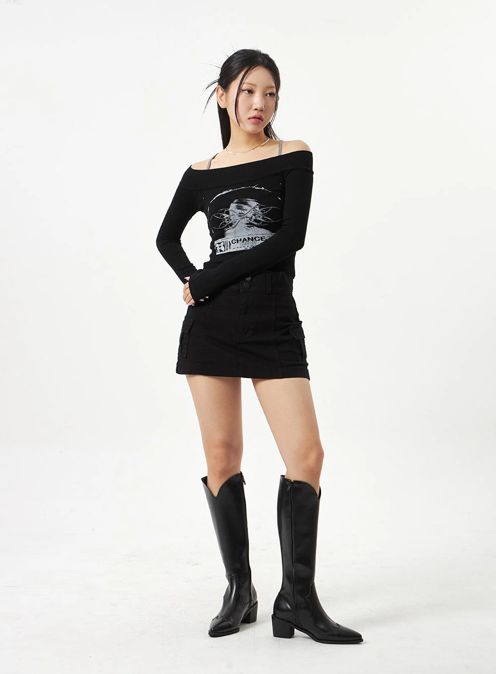 Pocket Mini Skirt CA321 - Image 8