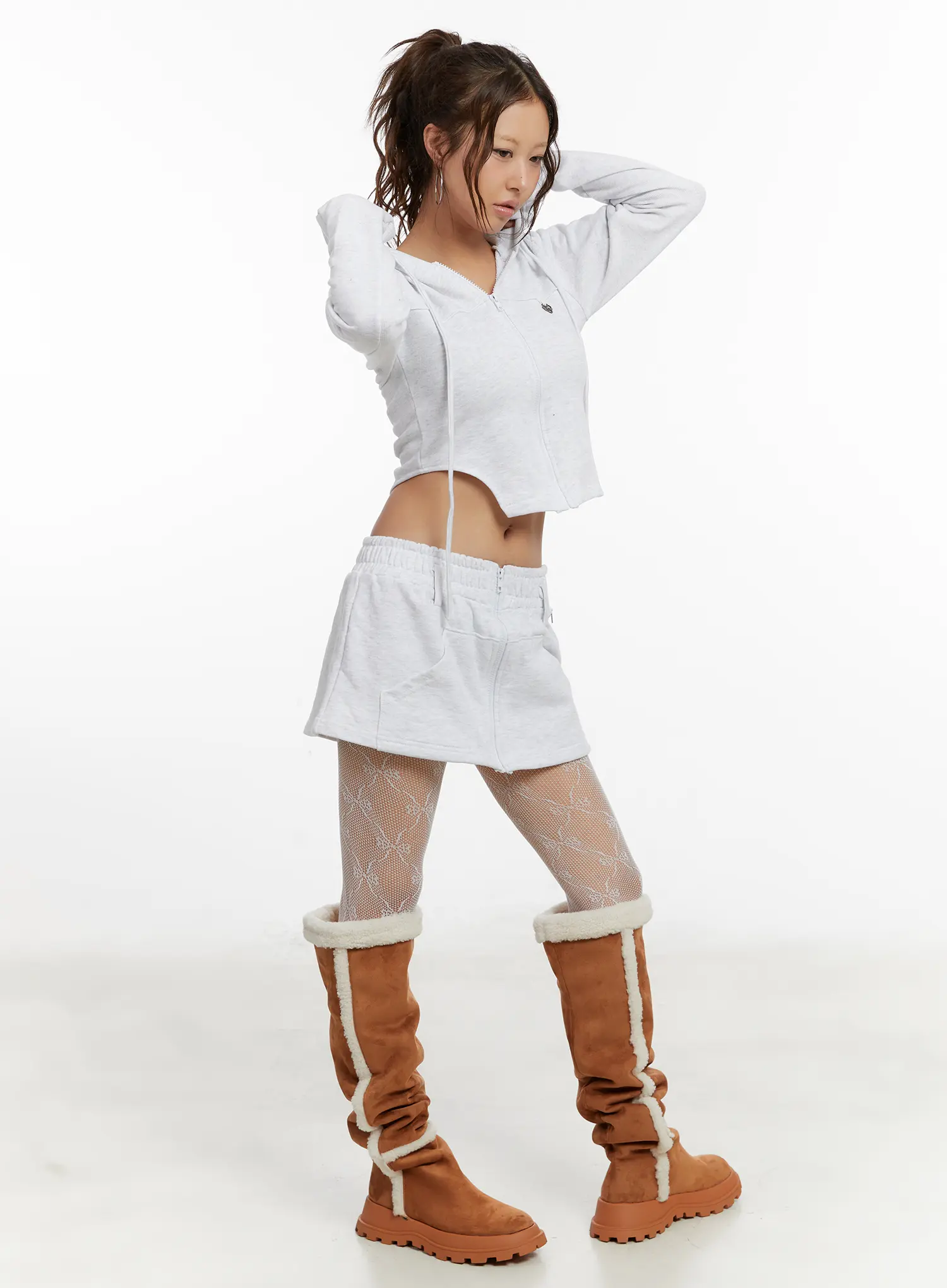 Pocket Zipper Mini Skirt CD515 - Image 6