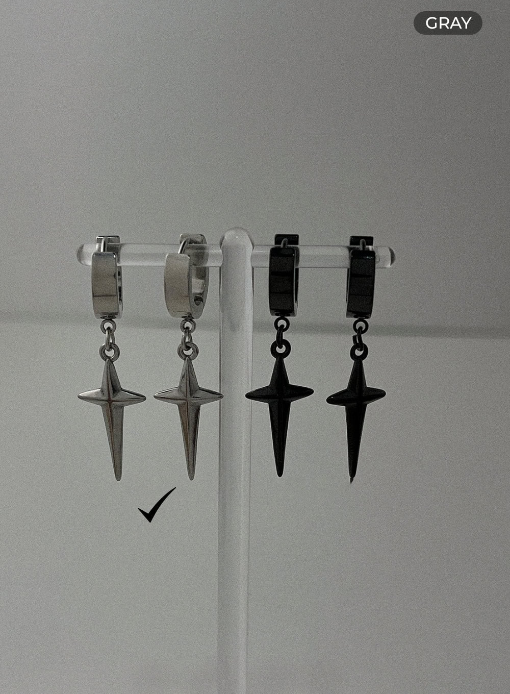 Pointed Cross One Touch Piercings IL415 - Image 5