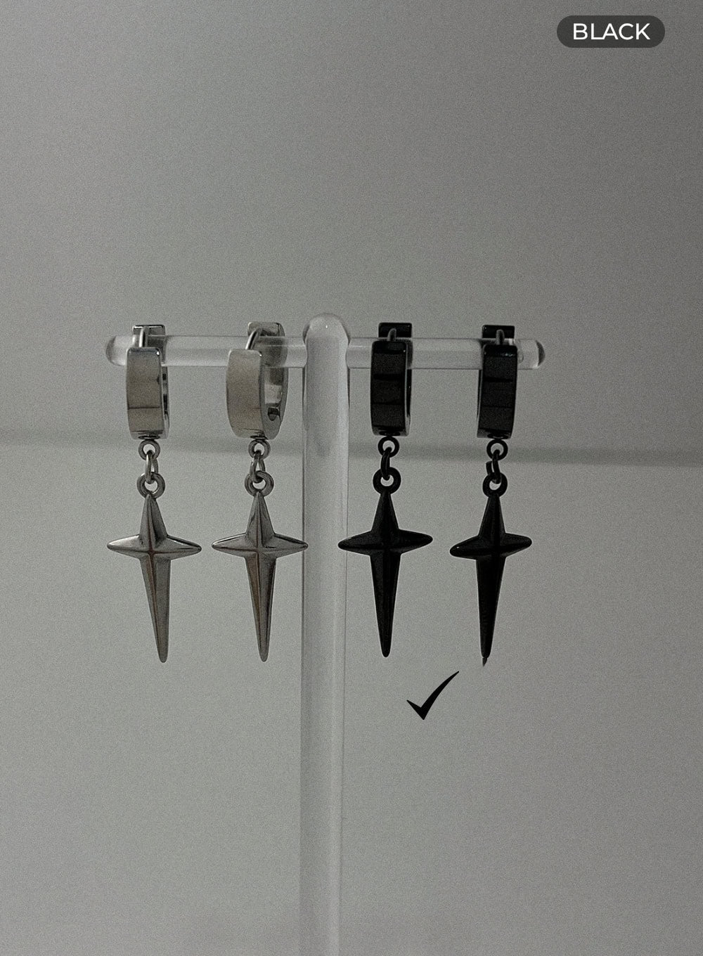 Pointed Cross One Touch Piercings IL415 - Image 6
