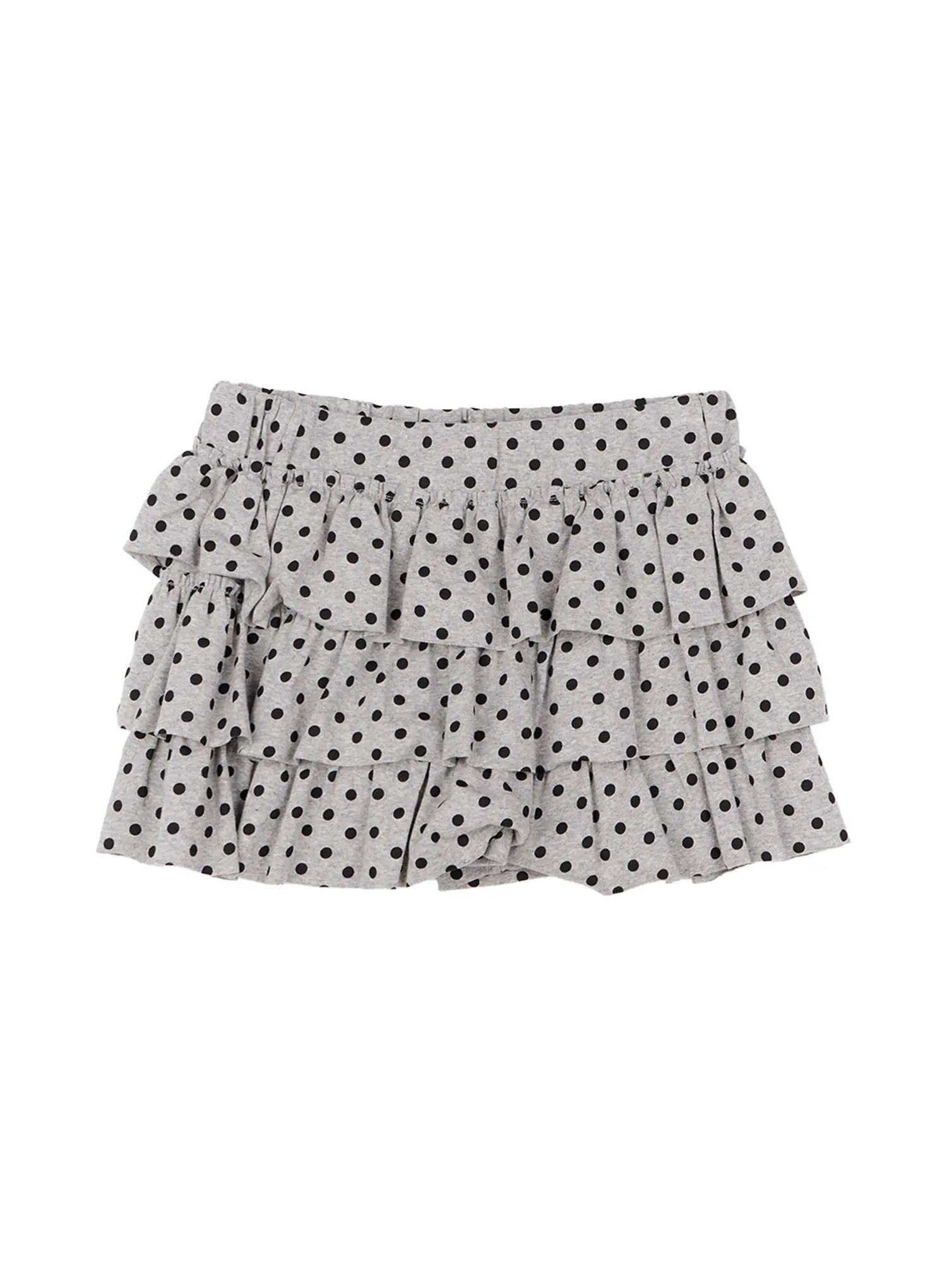 Polka Dot Layered Mini Skirt CN514 - Image 10