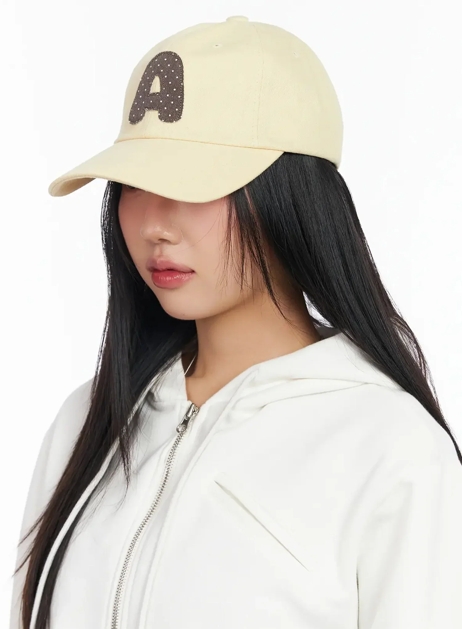 Polka Dot Lettering Cap CA513 - Image 6