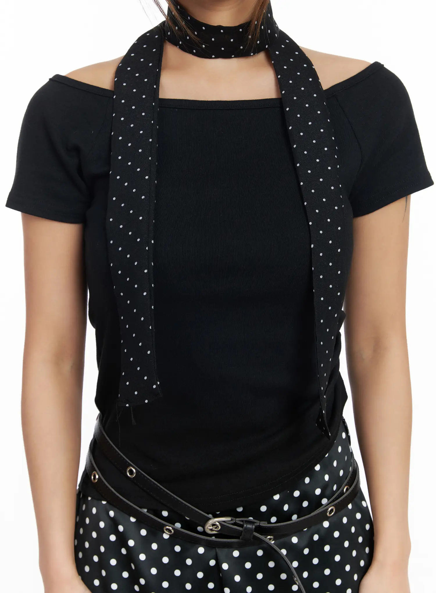 Polka Dot Sheet Thin Scarf CM520