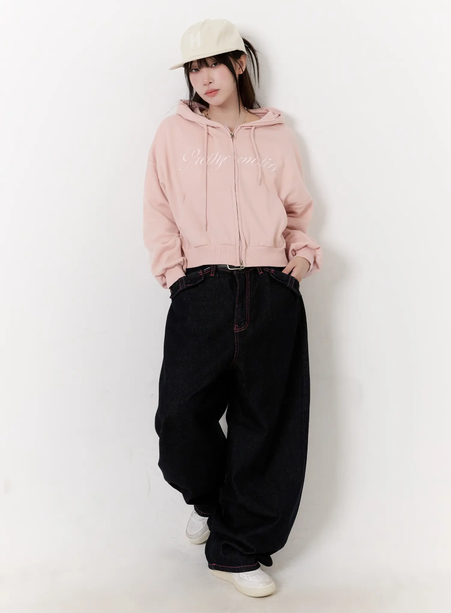 Printed Graphic Zip-up Hoodie CO501 - Image 3