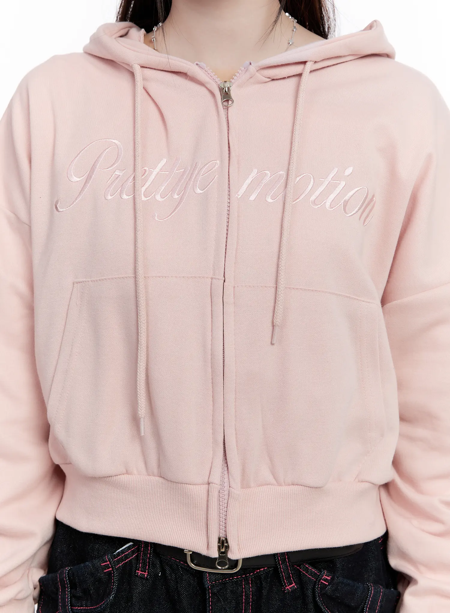 Printed Graphic Zip-up Hoodie CO501 - Image 4