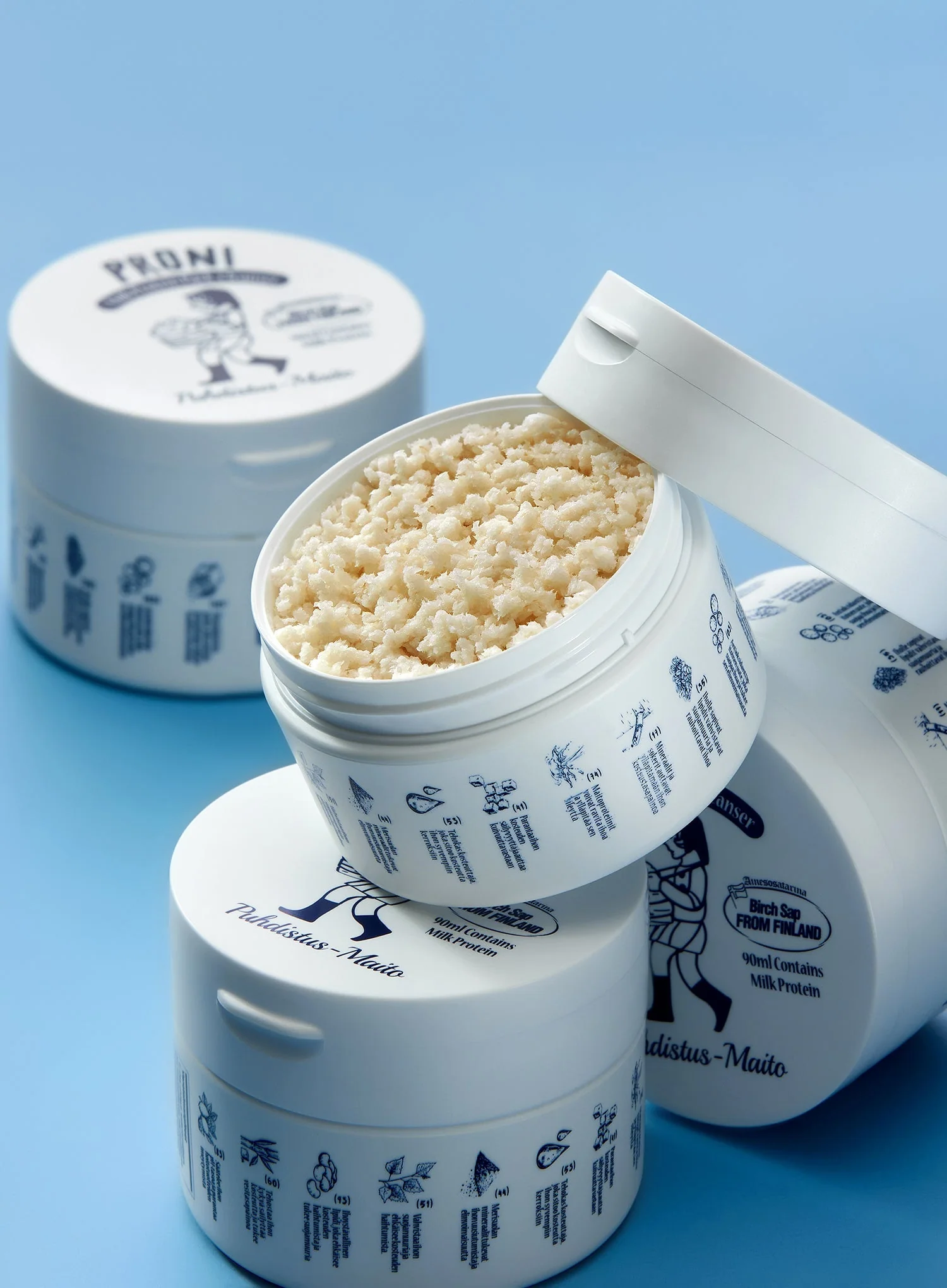 Proni Salt Peptide Gommage Milk Pack Cleanser (90ml) - Image 7