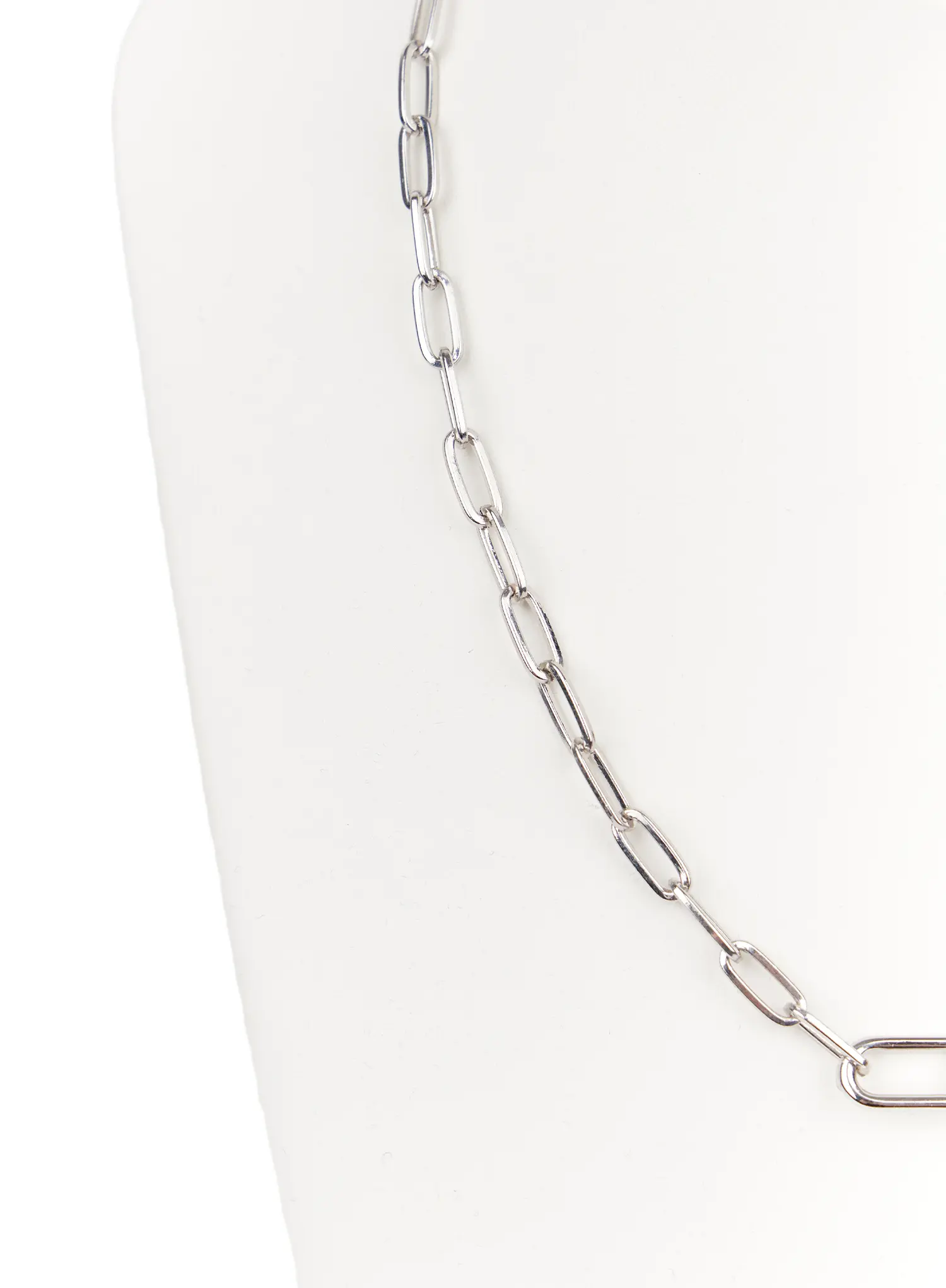 Quattro Layered Chain Necklace CA508 - Image 6