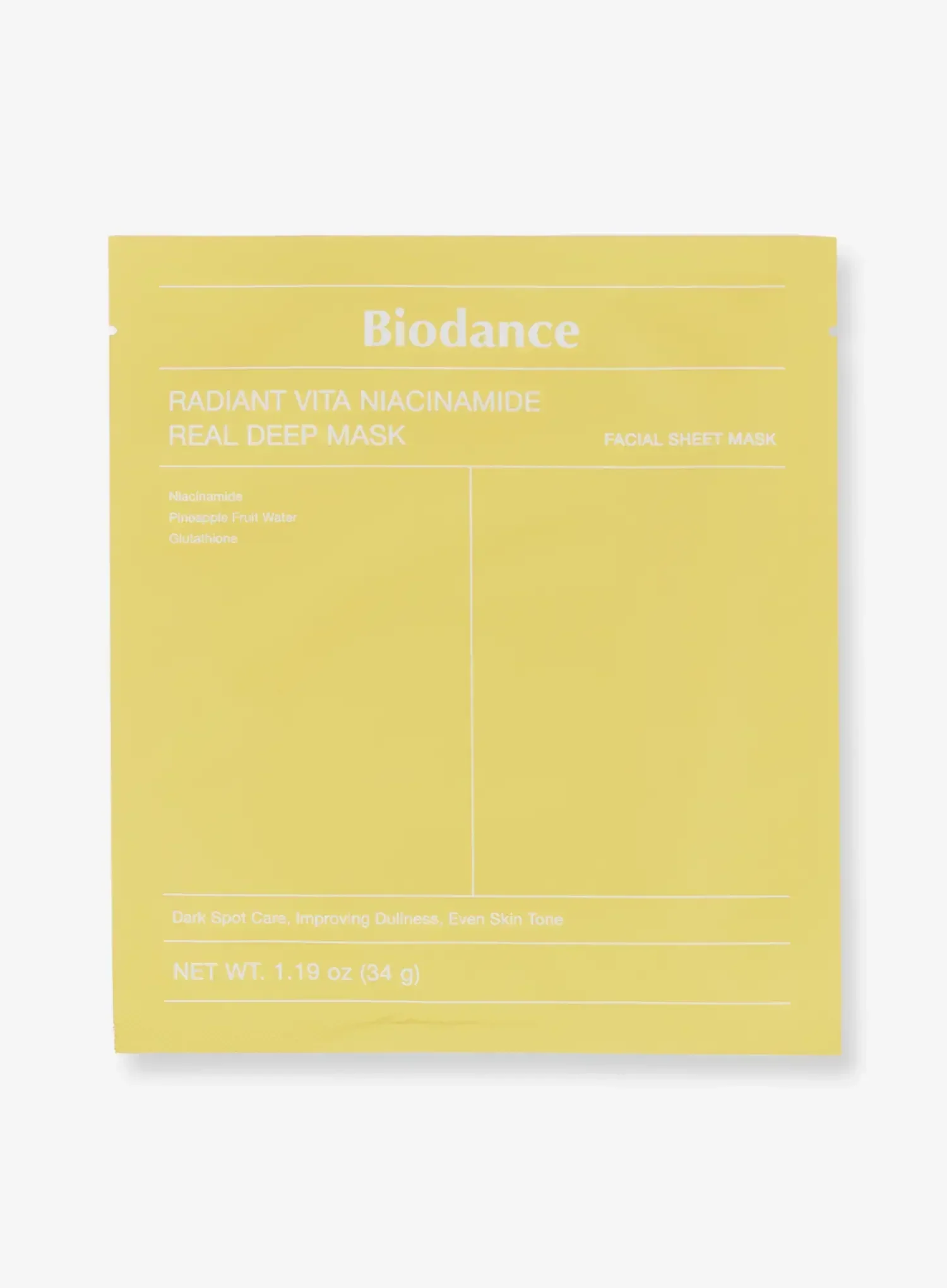 Radiant Vita Niacinamide Real Deep Mask Set (34g*4ea) - Image 3