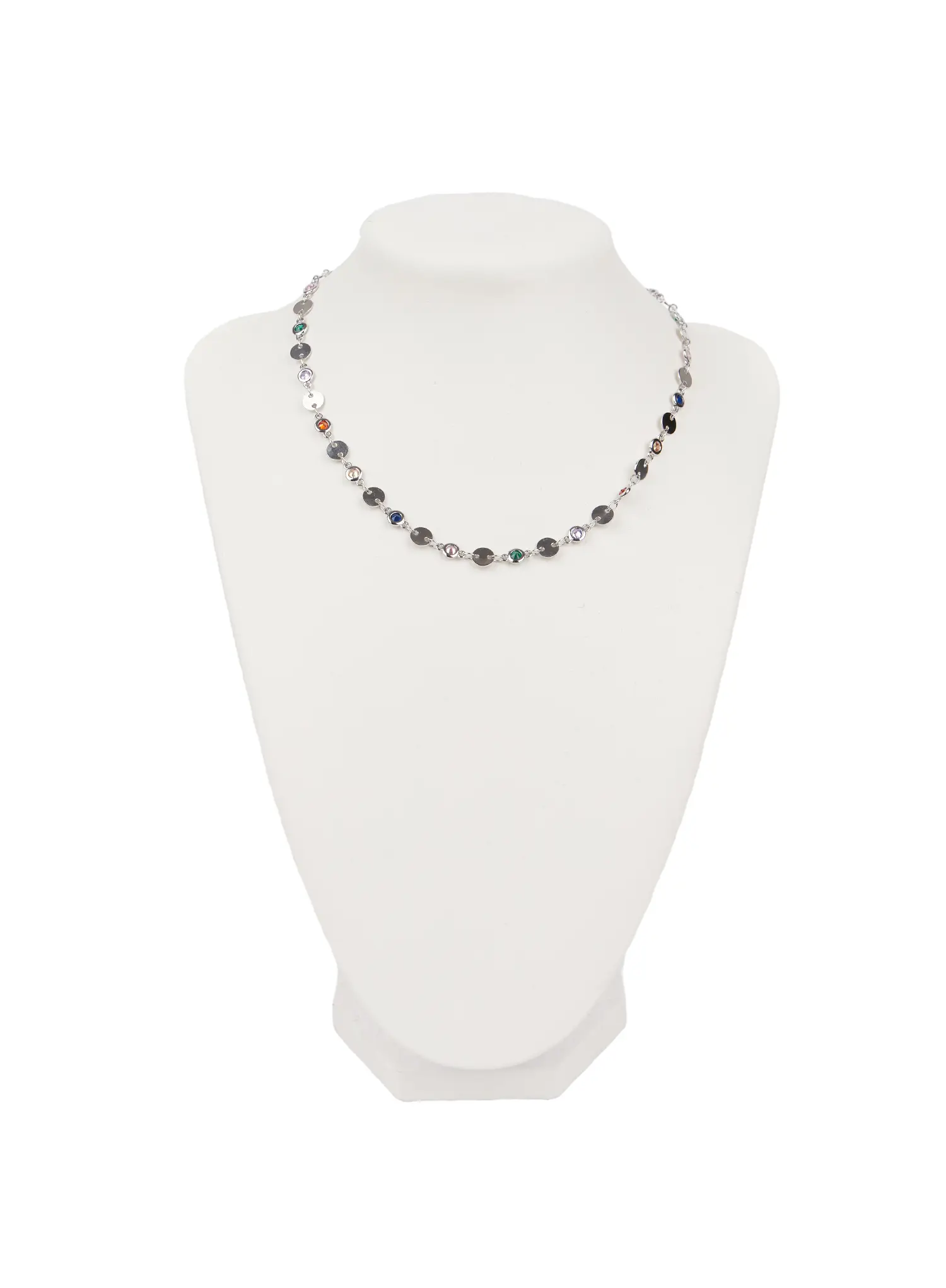 Rainbow Crystal Necklace CM525 - Image 3