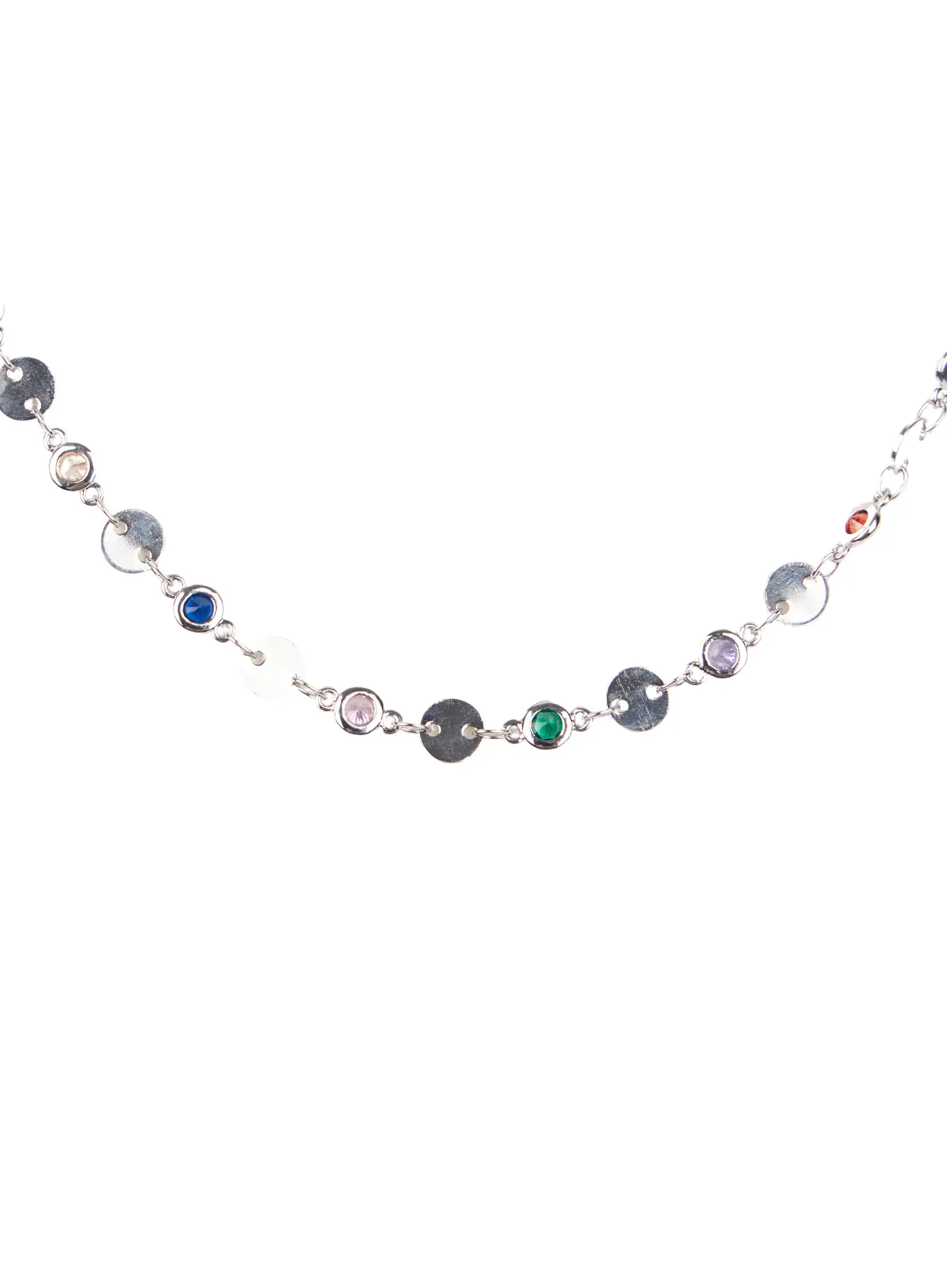 Rainbow Crystal Necklace CM525 - Image 5