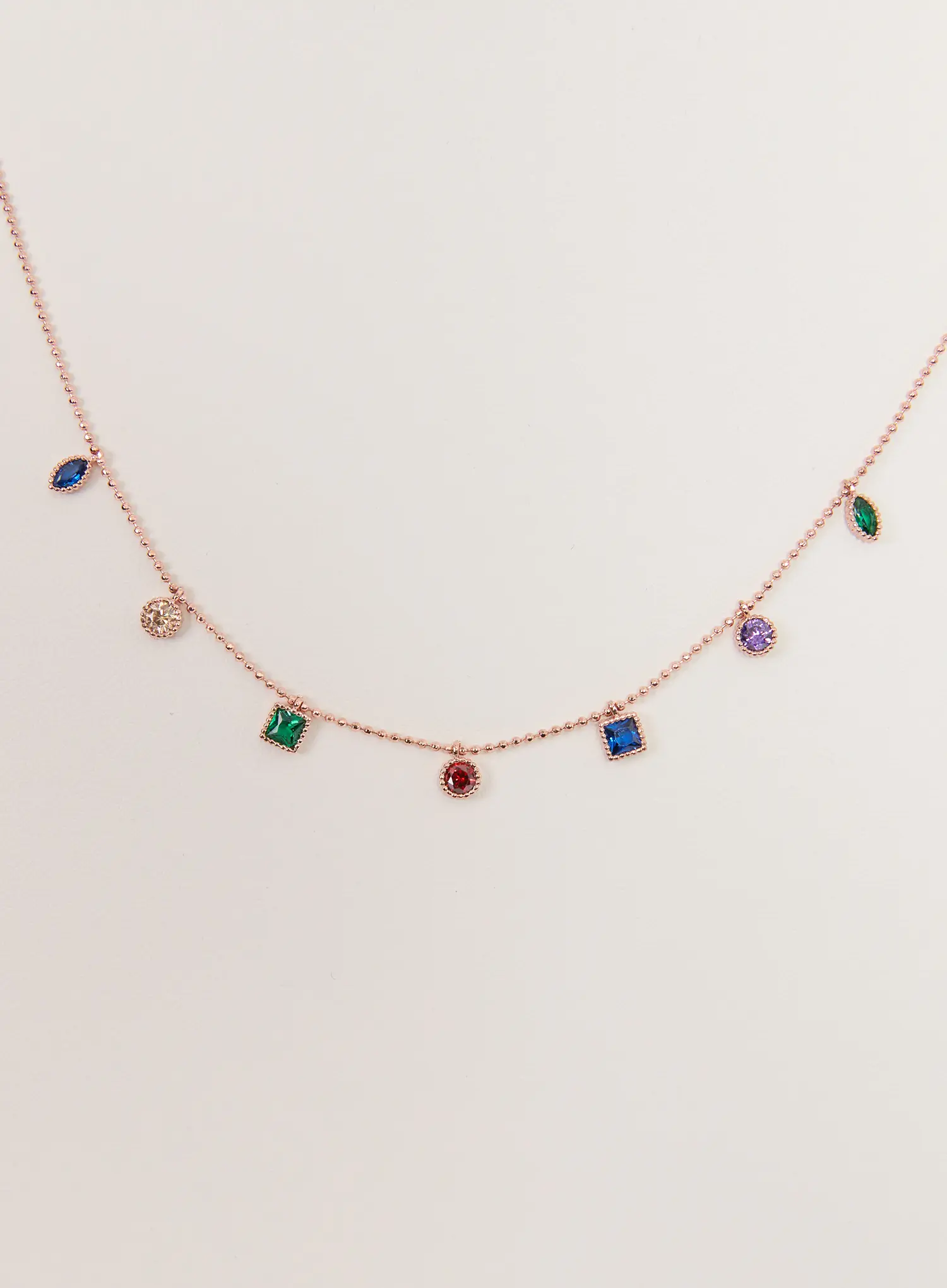 Rainbow Cubic Necklace IS517 - Image 6