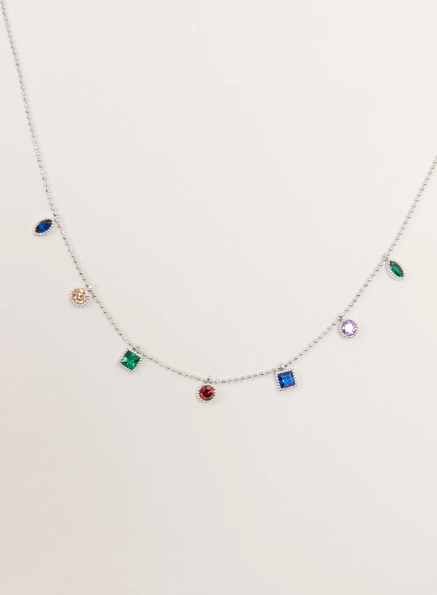 Rainbow Cubic Necklace IS517 - Image 7