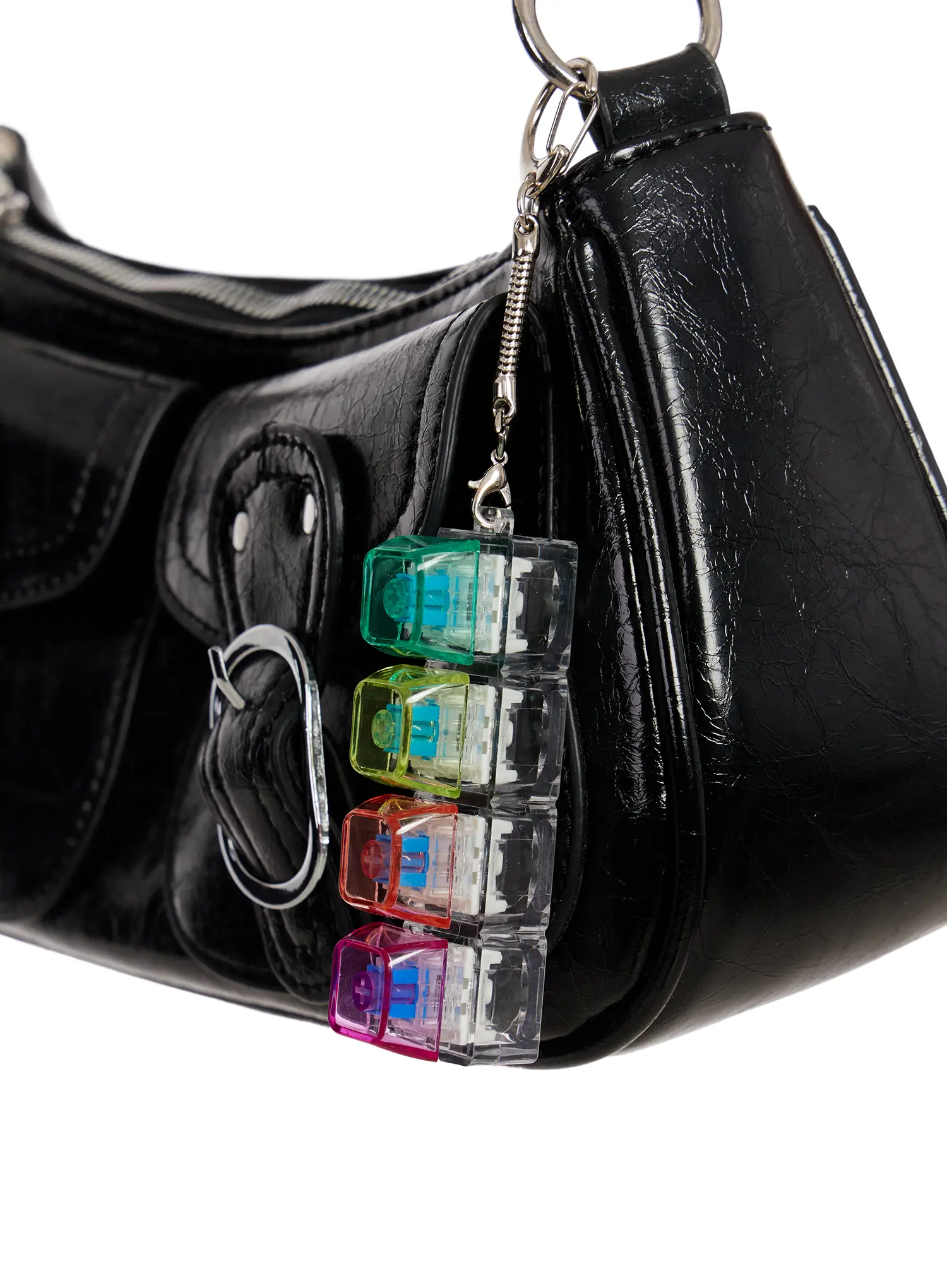 Rainbow Keycap Keyring IM527 - Image 5