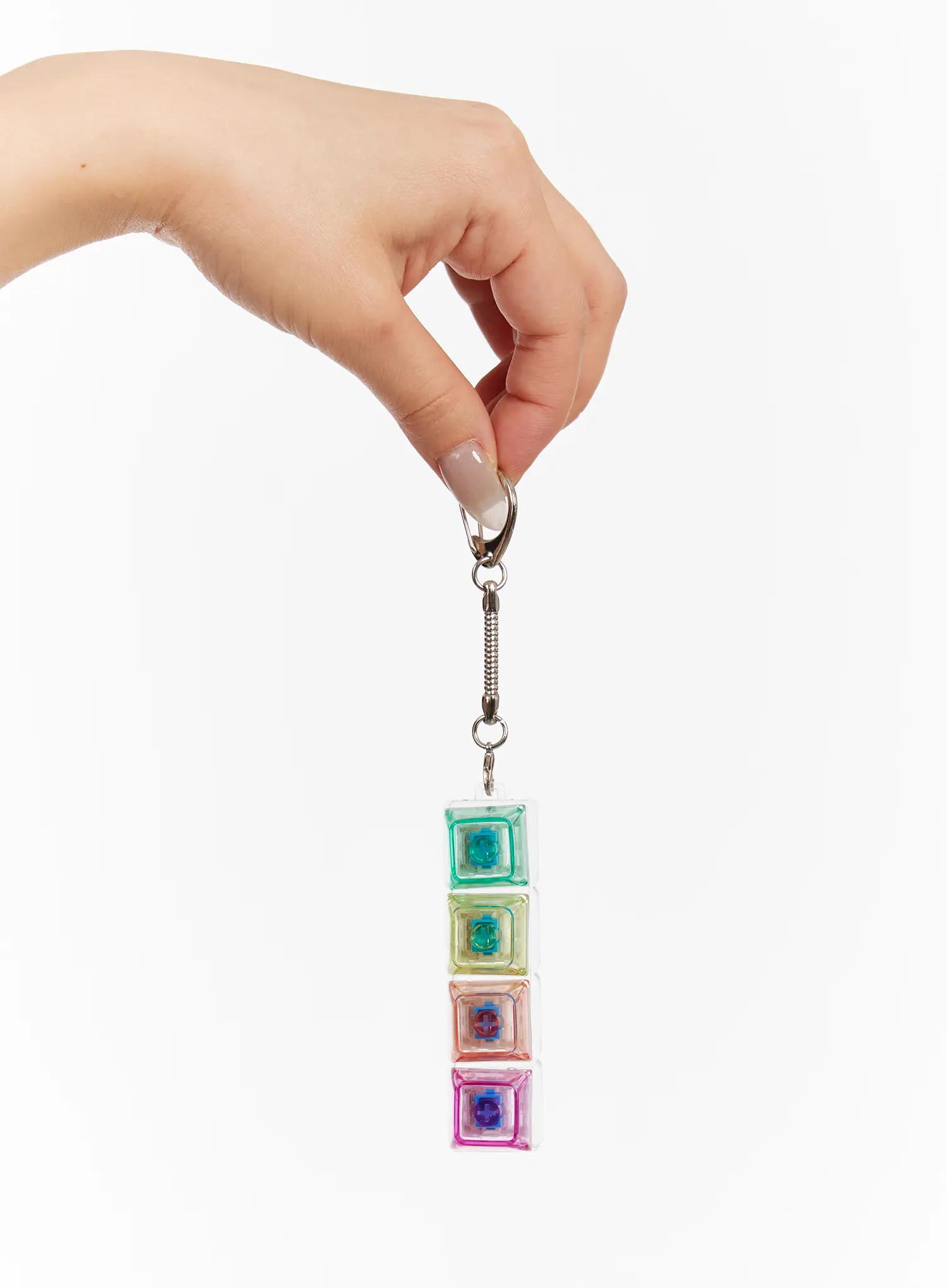 Rainbow Keycap Keyring IM527 - Image 7