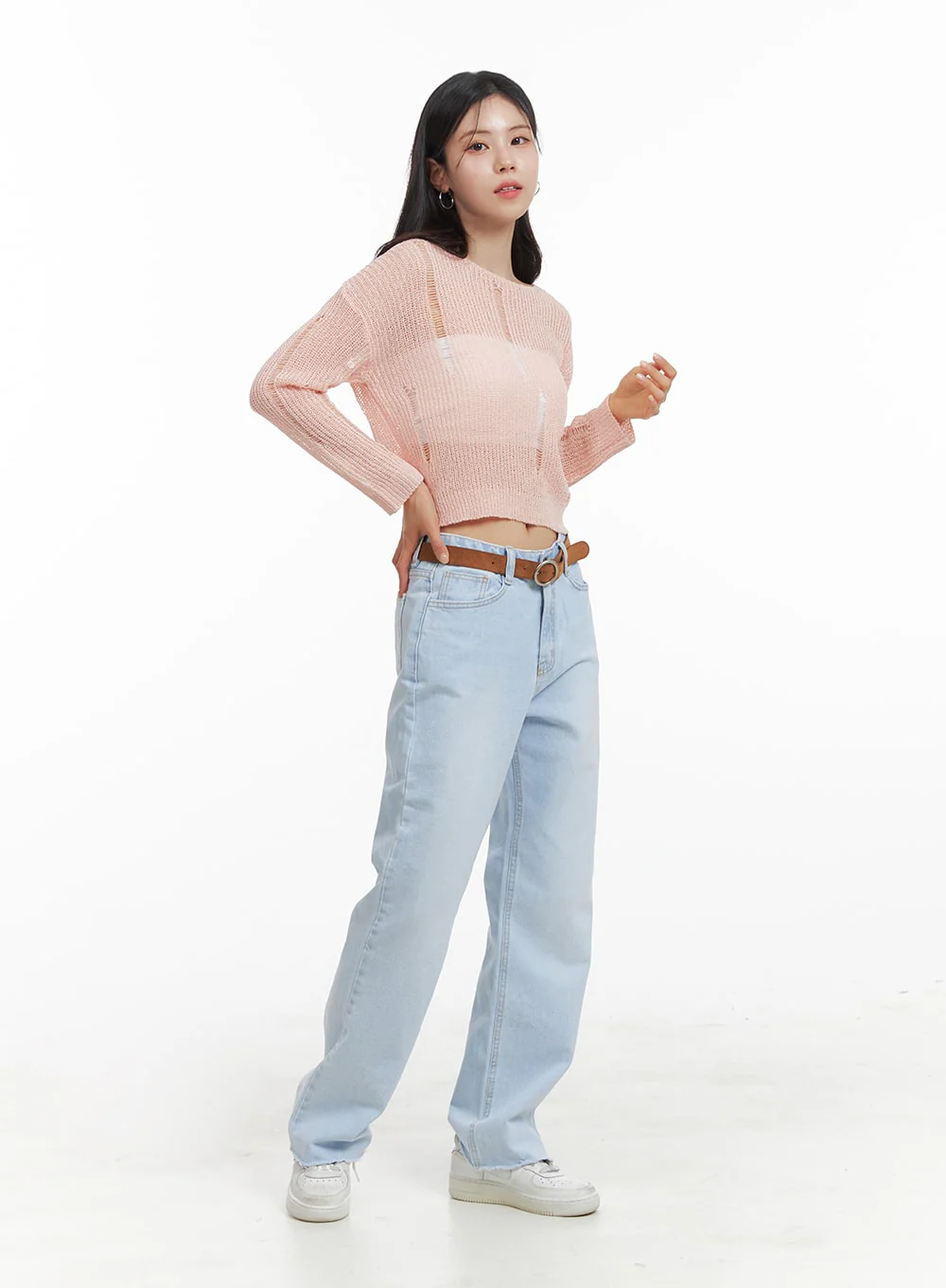 Raw Cut Straight Jeans OA419 - Image 5