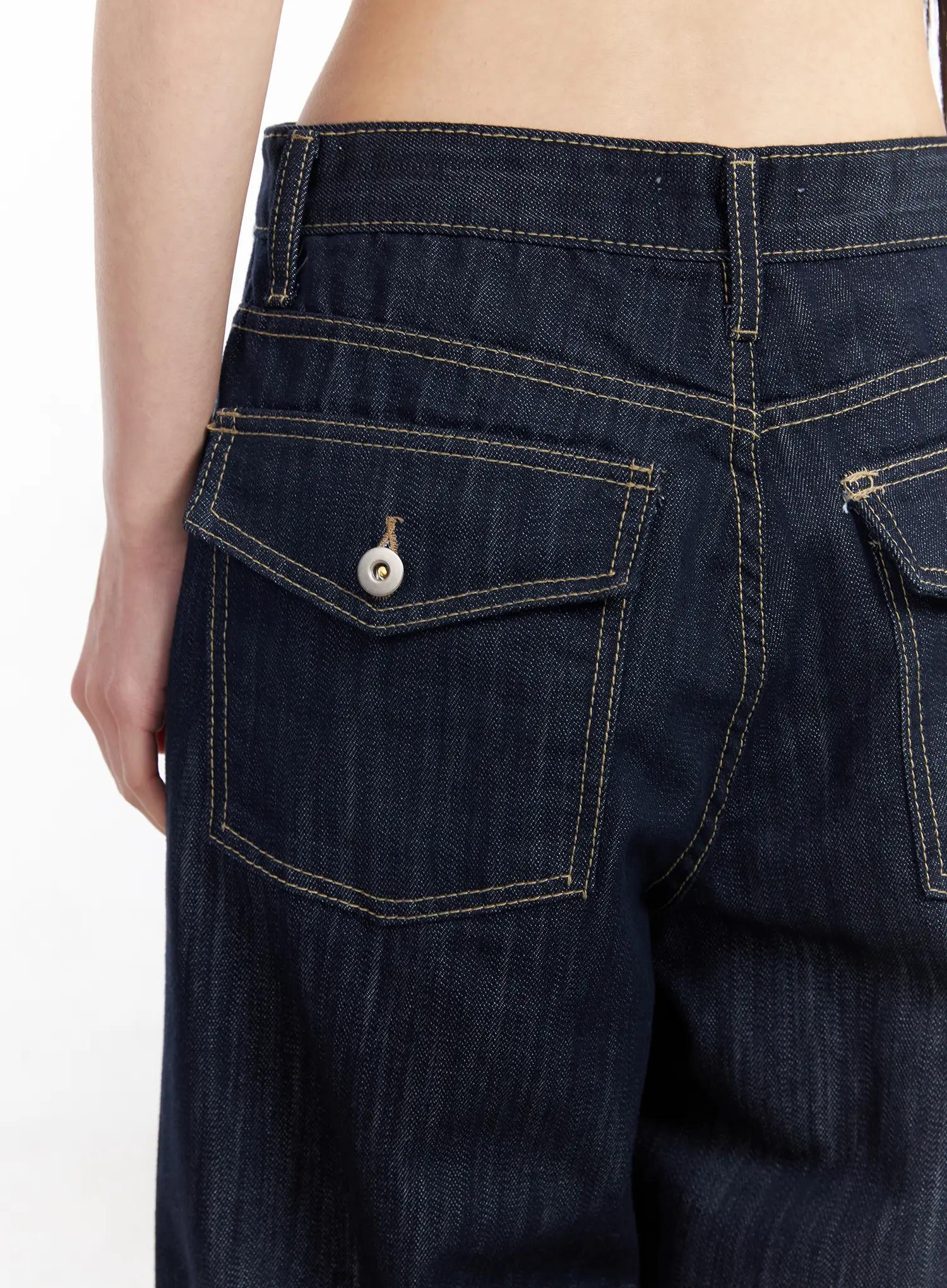 Raya Cuffed Baggy Jeans CF518 - Image 8