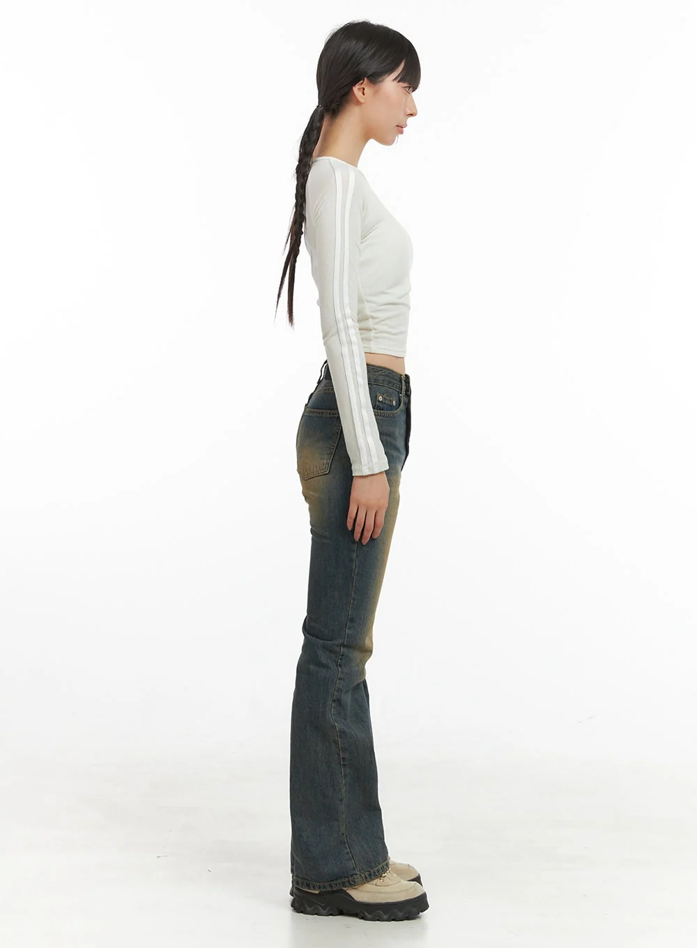 Rayon Sheer Crop Top CG419 - Image 3