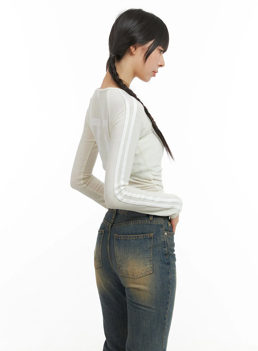 Rayon Sheer Crop Top CG419 - Image 5