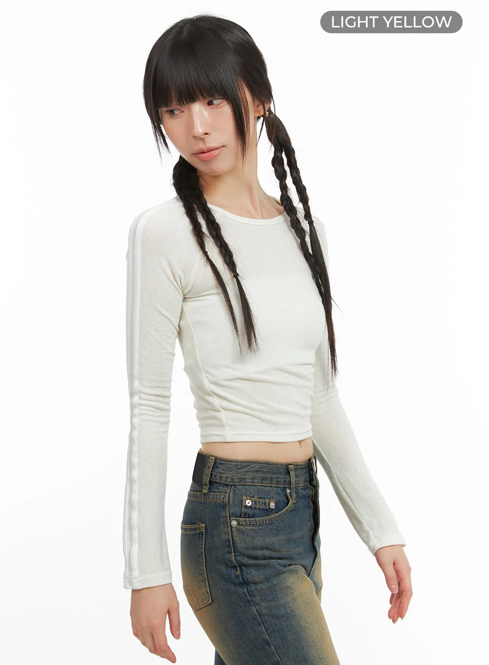 Rayon Sheer Crop Top CG419 - Image 7