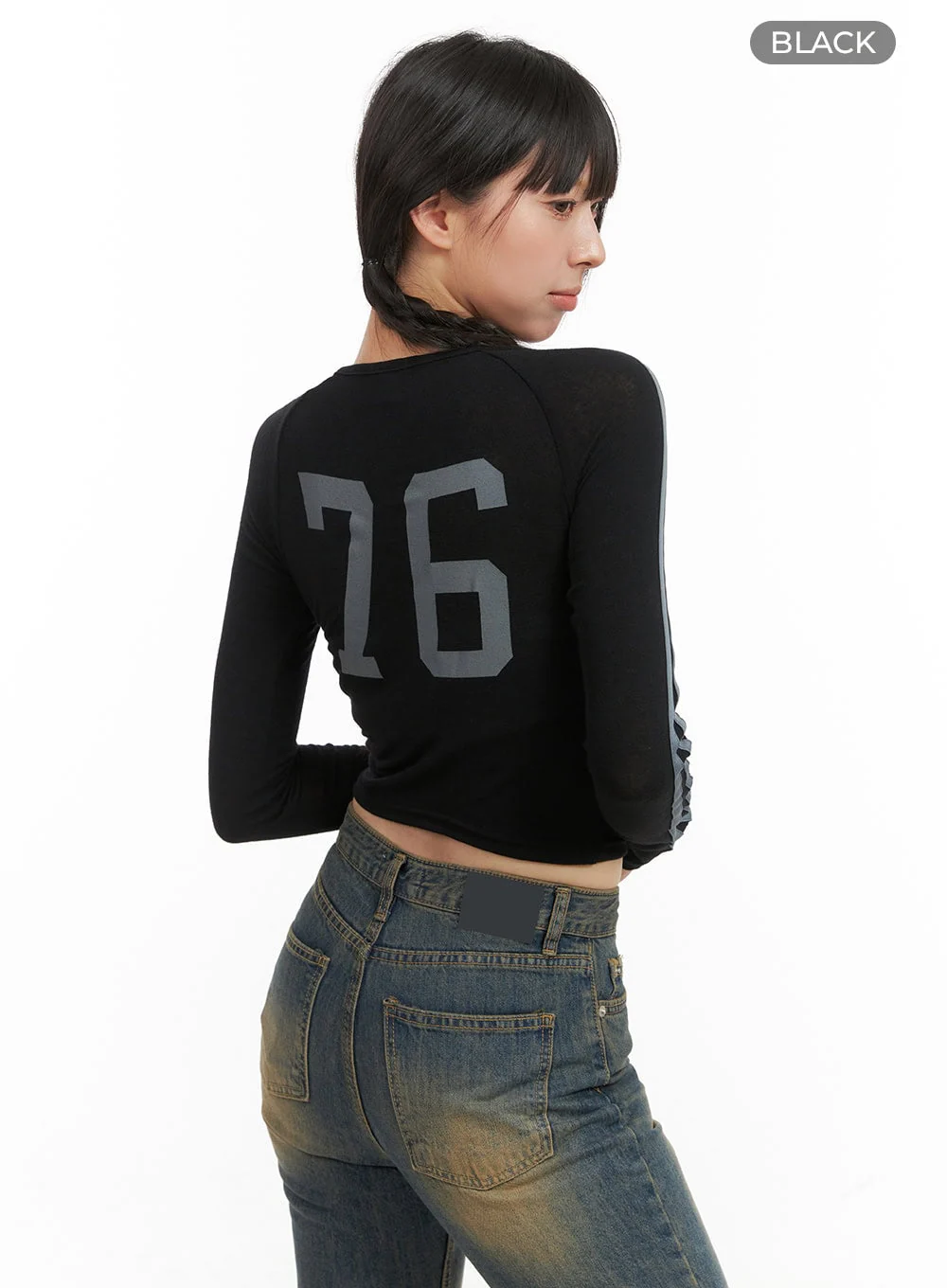Rayon Sheer Crop Top CG419 - Image 9