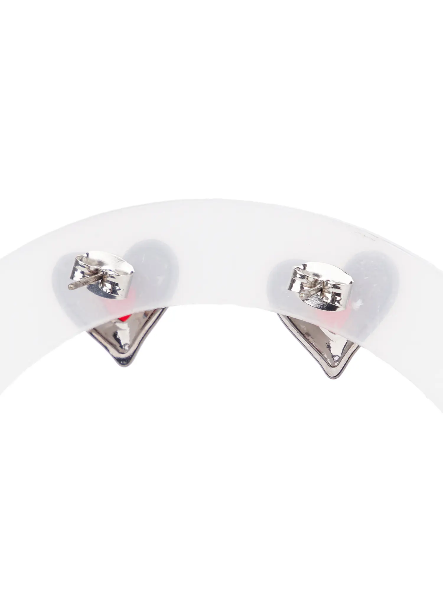 Red Heart Cubic Earrings CJ523 - Image 6