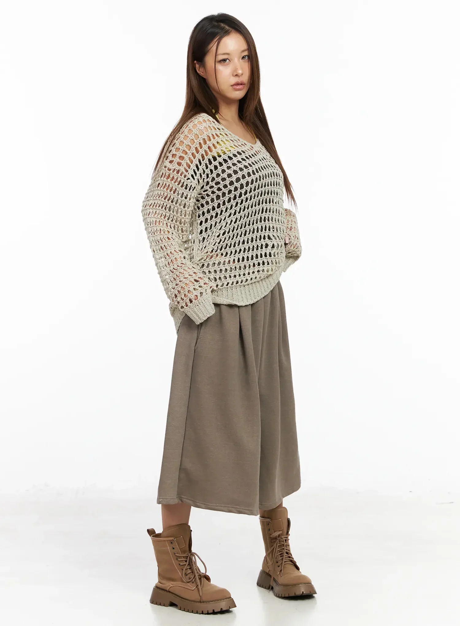 Relaxed Bermuda Sweat Shorts IA527 - Image 4