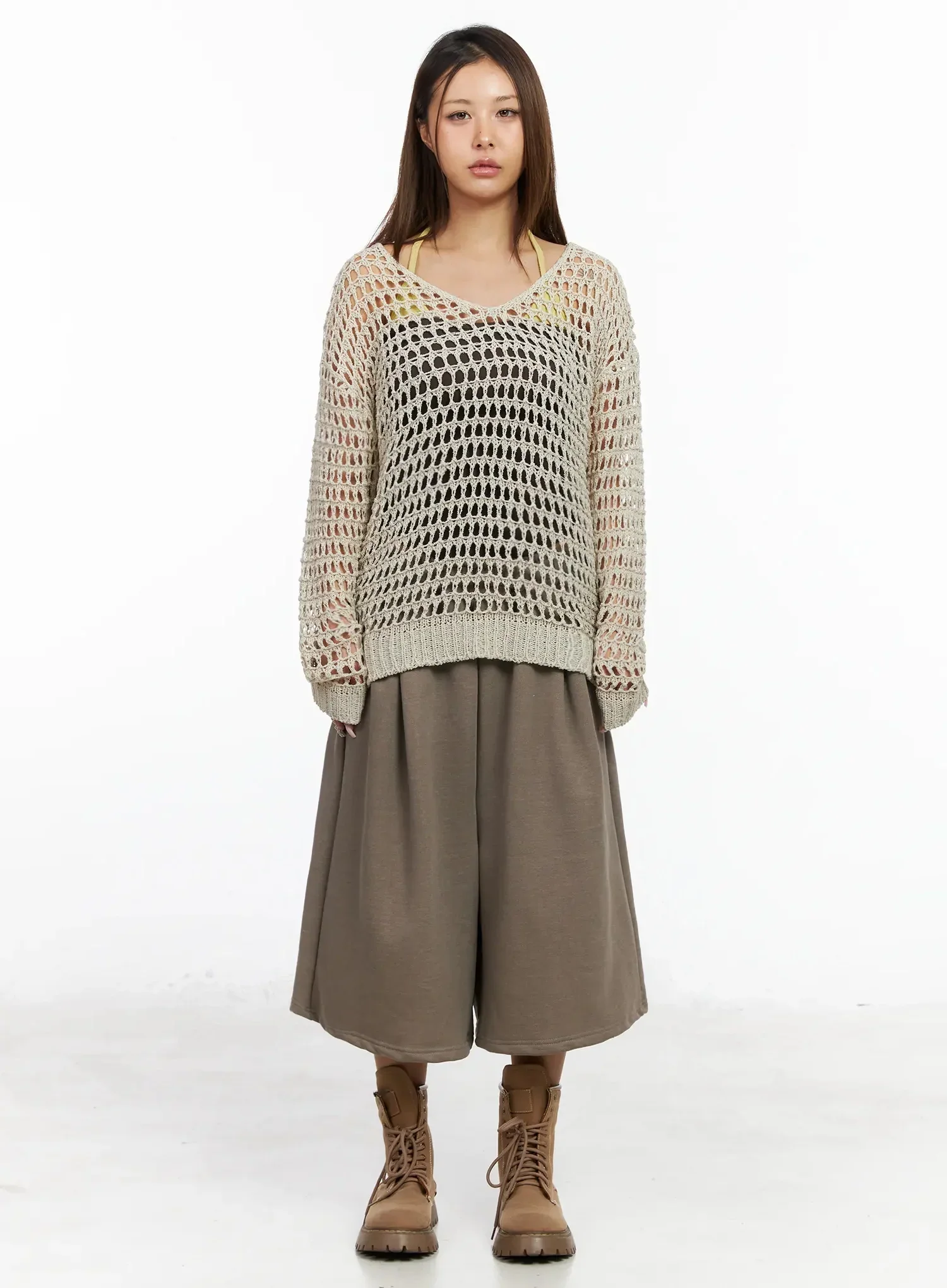 Relaxed Bermuda Sweat Shorts IA527 - Image 7