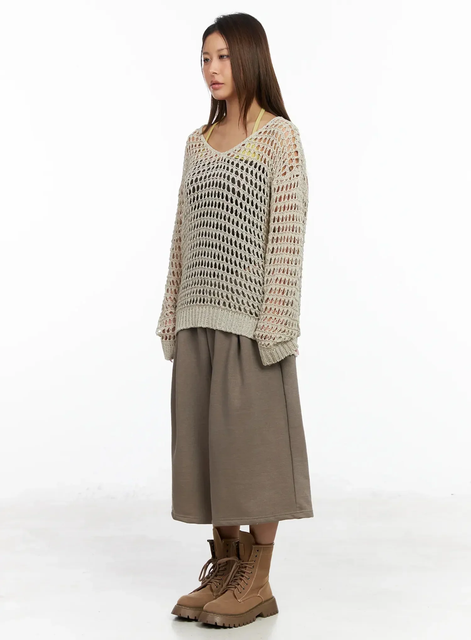 Relaxed Bermuda Sweat Shorts IA527 - Image 8