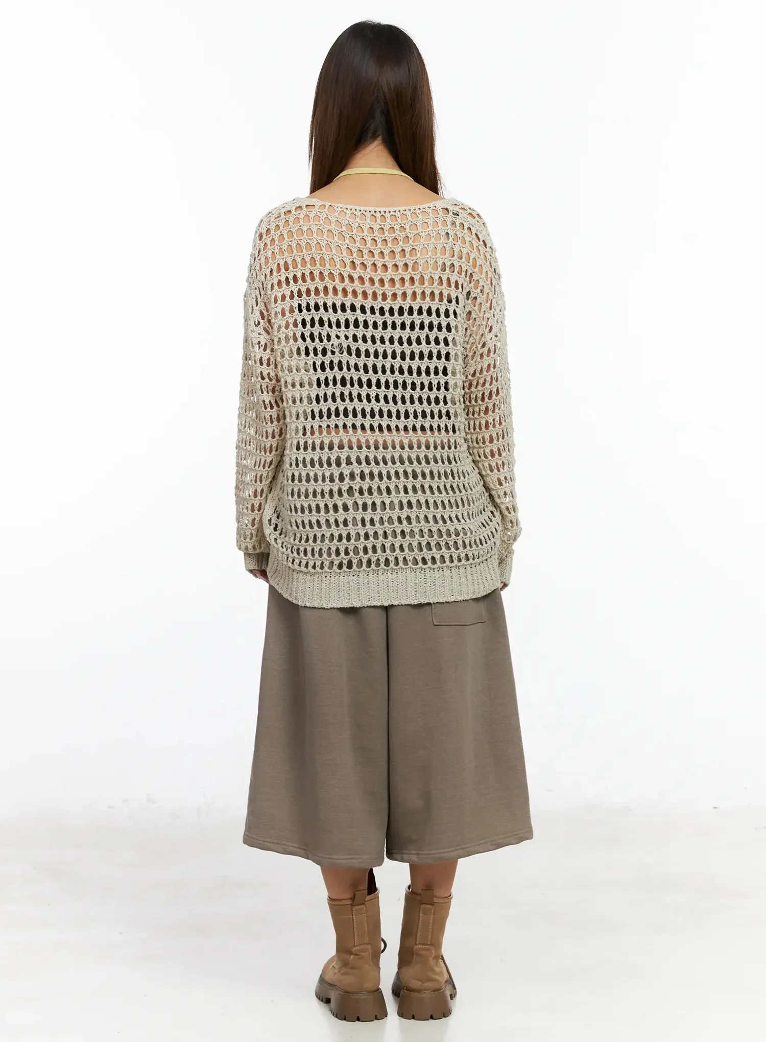 Relaxed Bermuda Sweat Shorts IA527 - Image 9