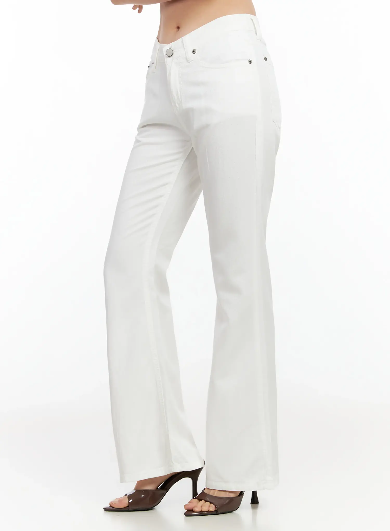Relaxed Bootcut Cotton Pants IM524 - Image 10