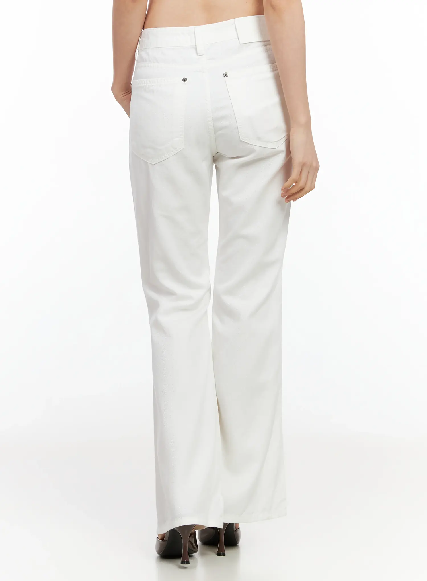 Relaxed Bootcut Cotton Pants IM524 - Image 11