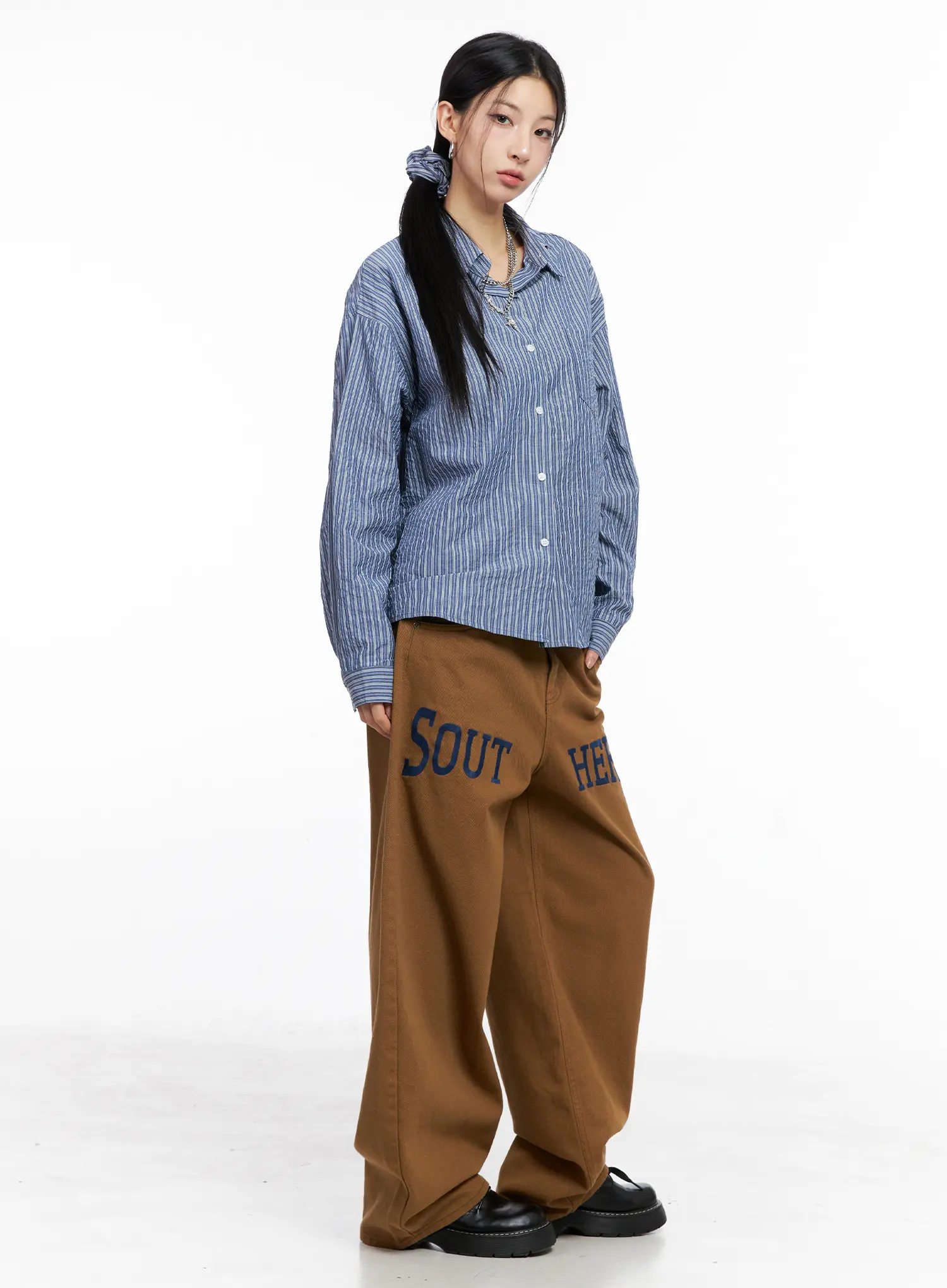 Relaxed Fit Button-up Shirt CC1109 - Image 6