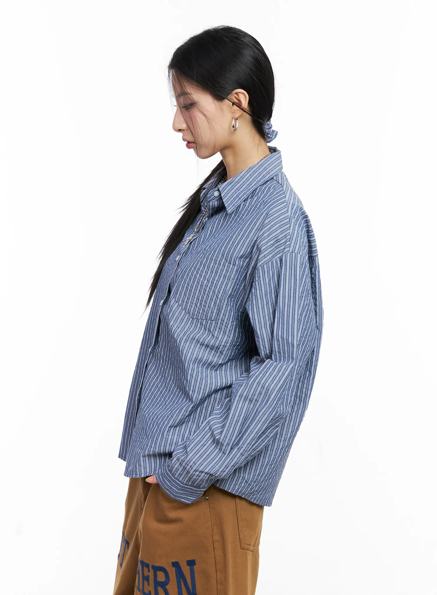 Relaxed Fit Button-up Shirt CC1109 - Image 7