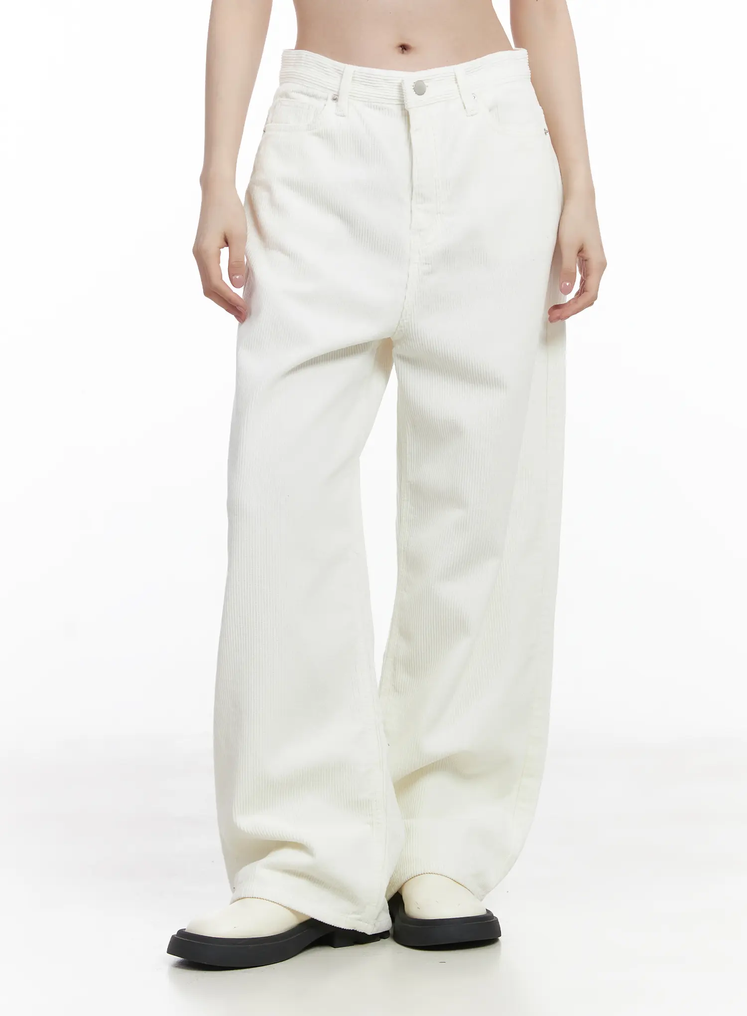 Relaxed-Fit Corduroy Pants CJ507 - Image 10