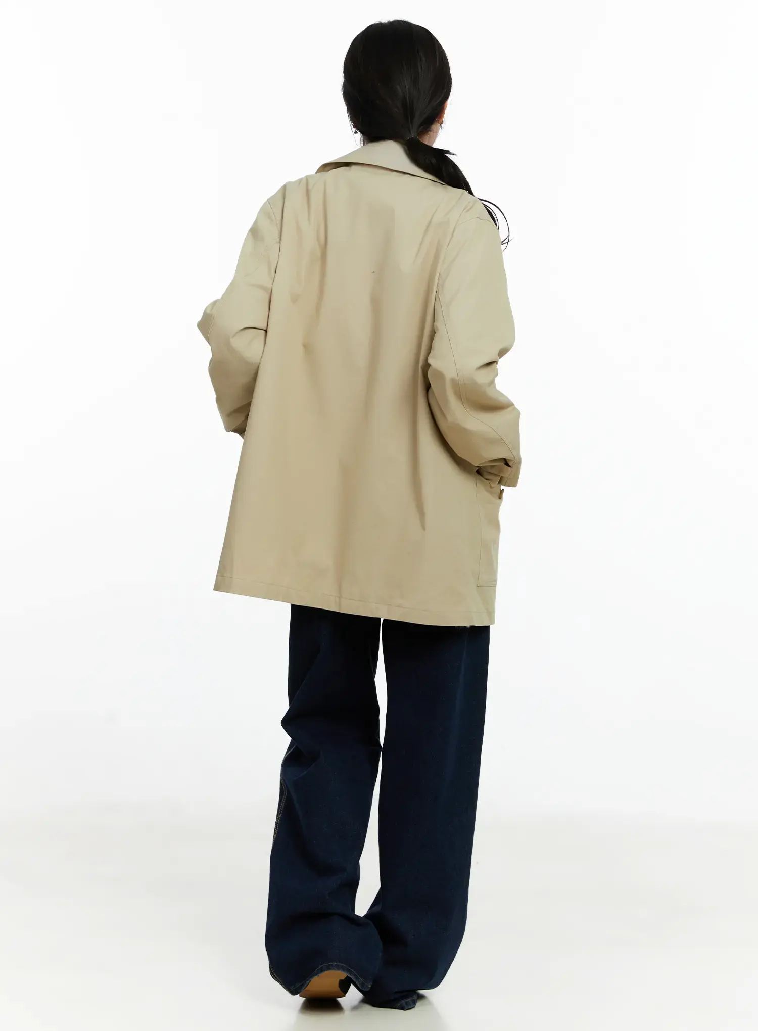 Relaxed Fit Cotton Jacket F502 - Image 11