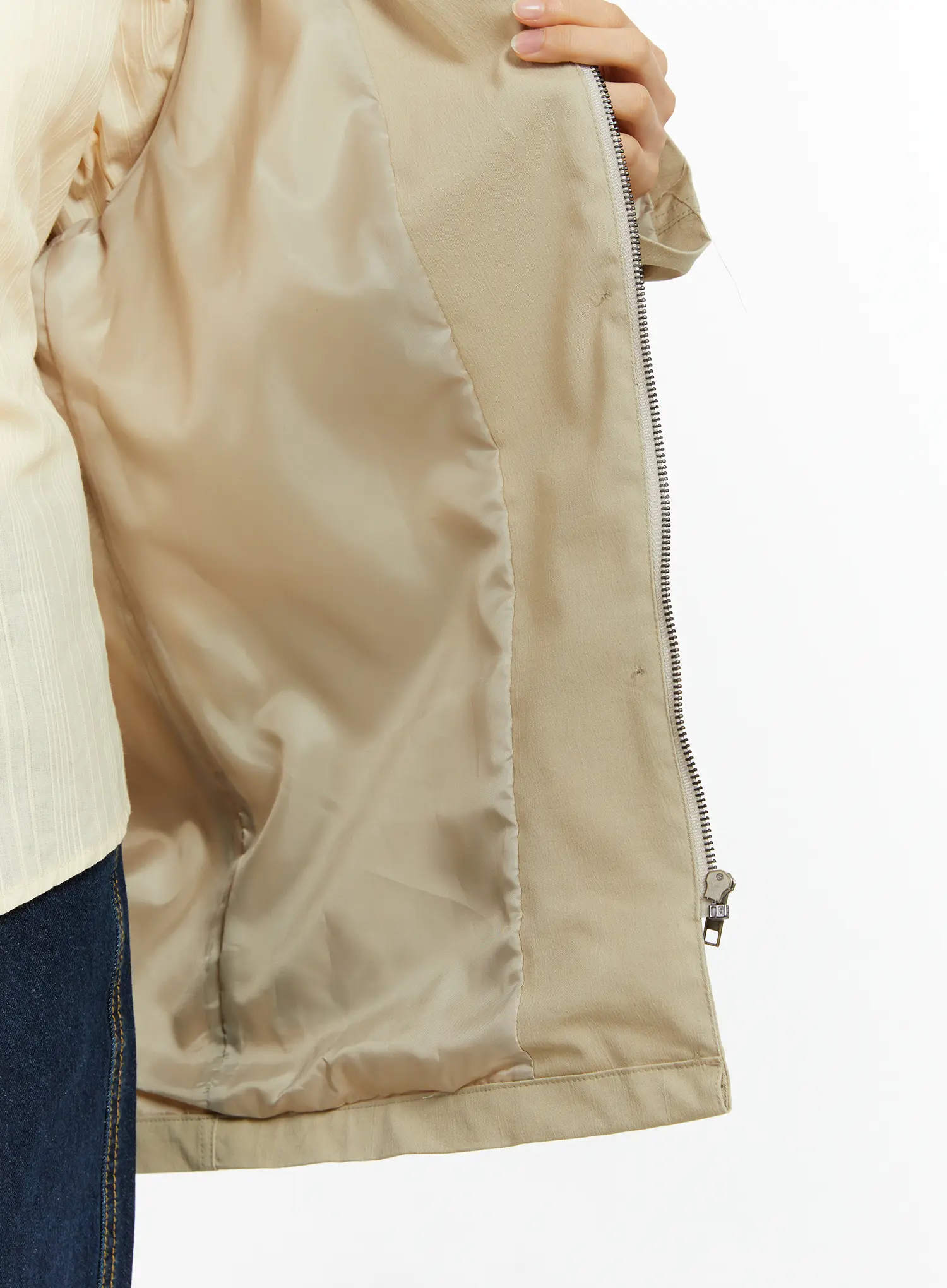Relaxed Fit Cotton Jacket F502 - Image 5