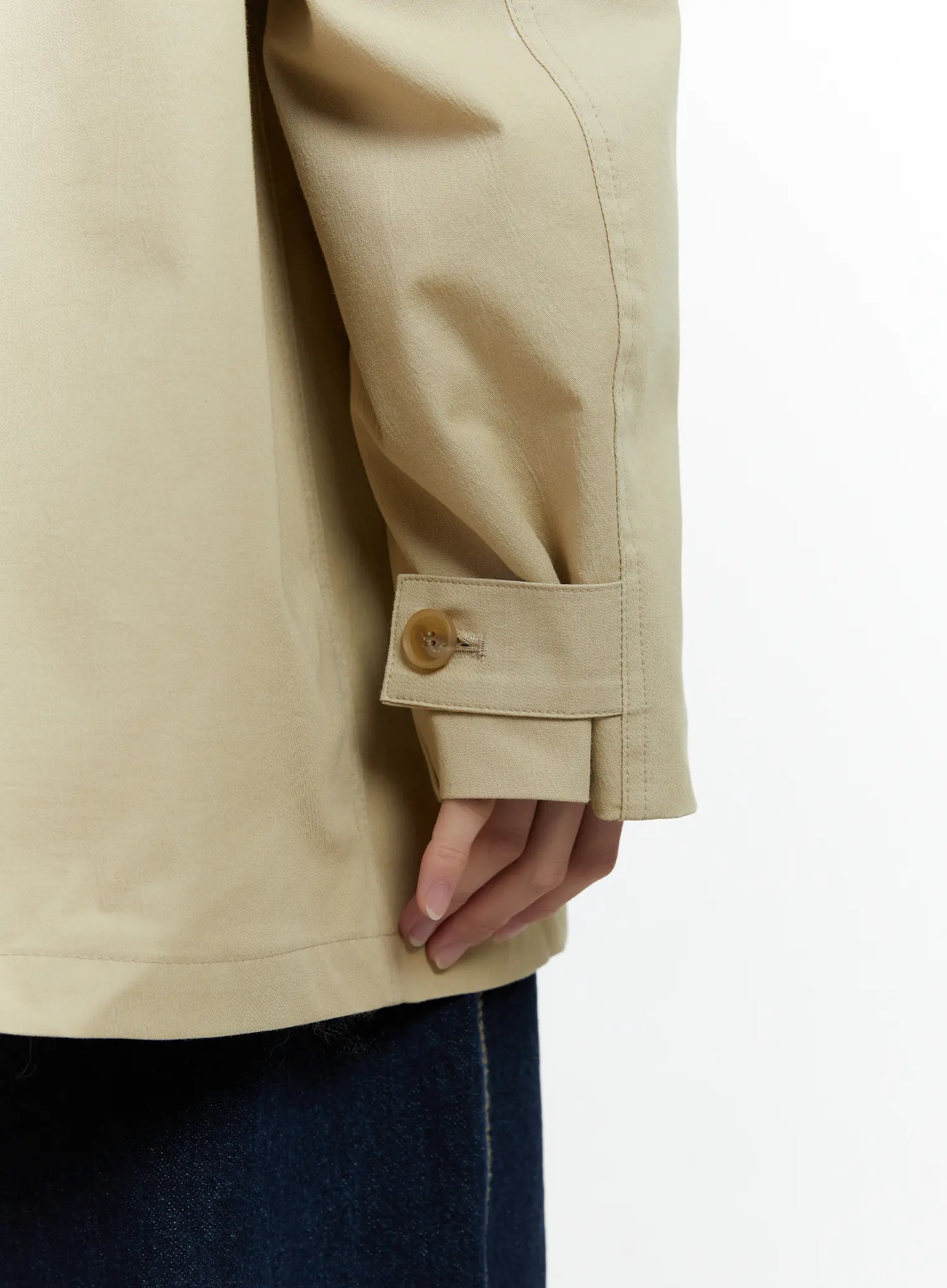 Relaxed Fit Cotton Jacket F502 - Image 7