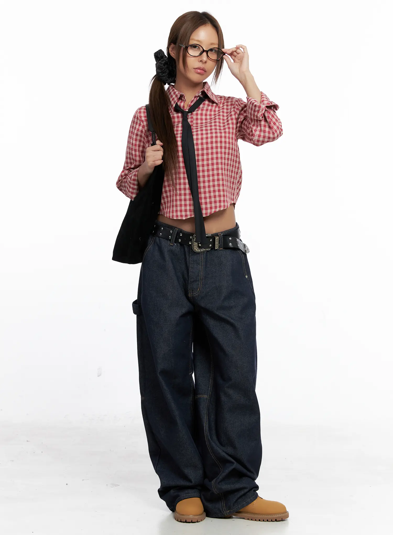 Relaxed Fit Dark Denim Jeans CS522 - Image 2