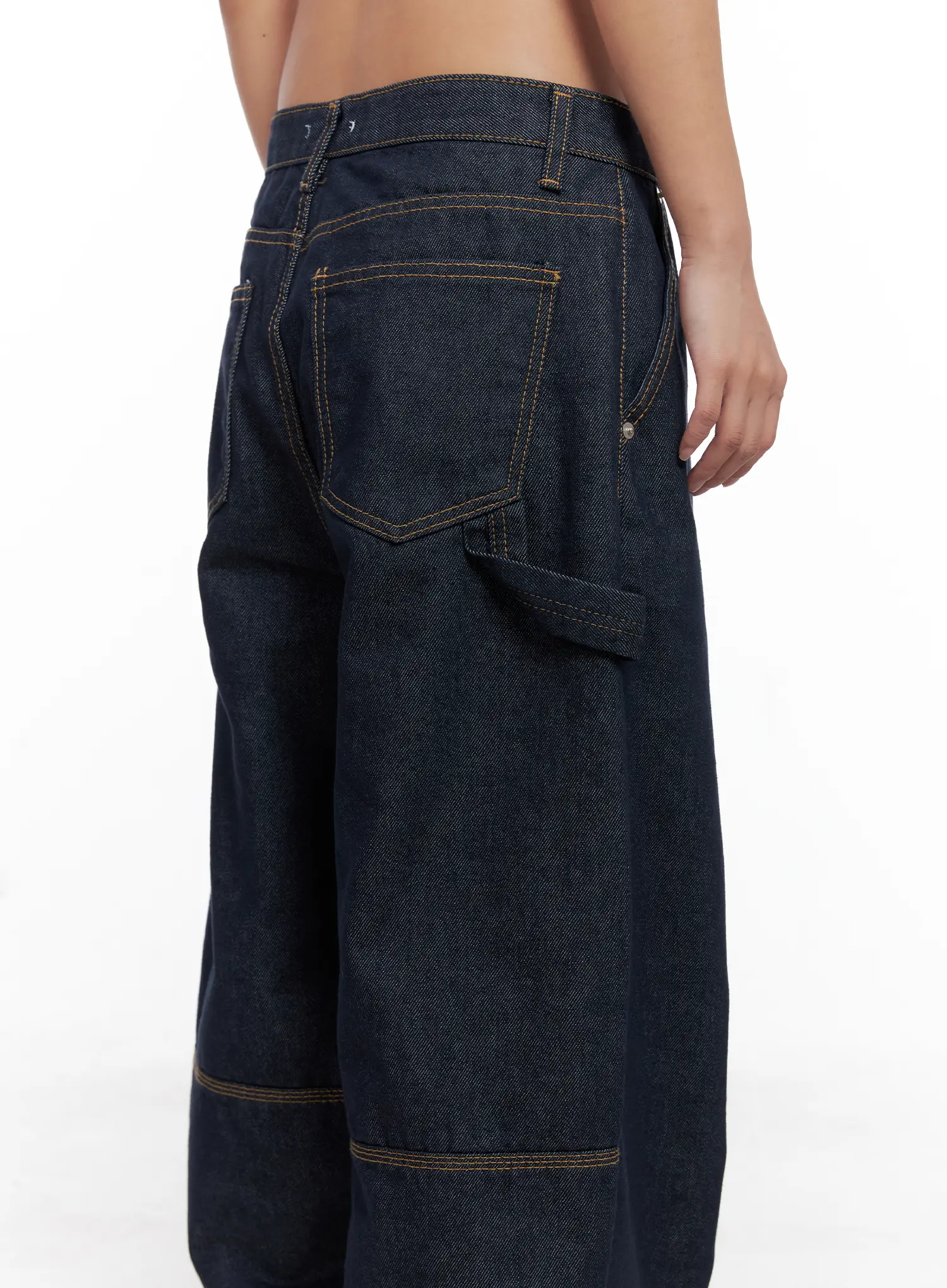 Relaxed Fit Dark Denim Jeans CS522 - Image 6